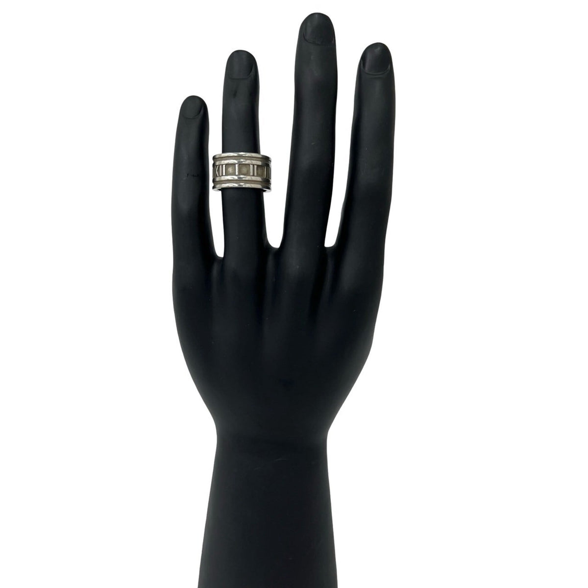 Tiffany Silver Silver 925 Band Ring (Pre-Owned)