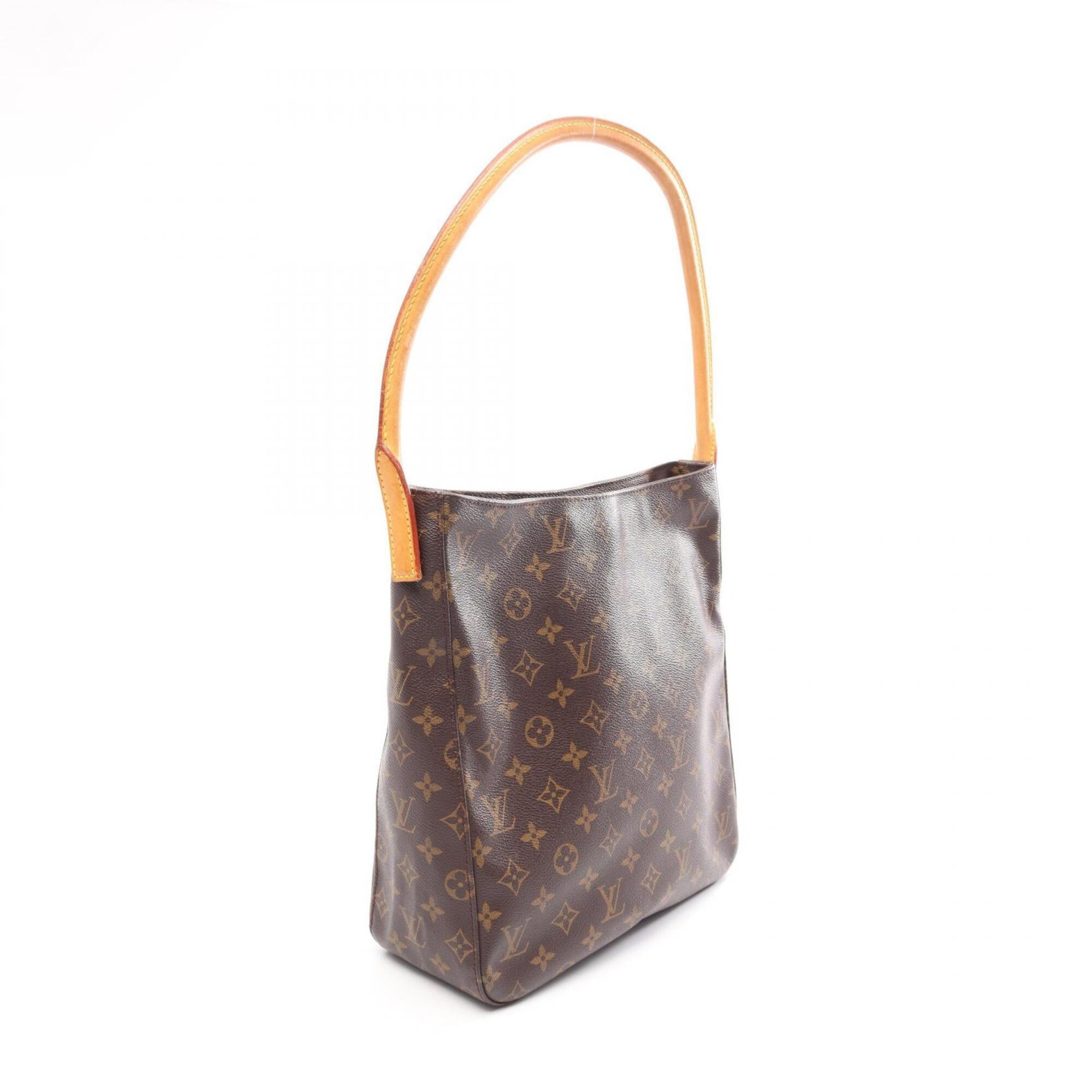 Louis Vuitton Brown Pvc Leather Handbag Shoulder Bag (Pre-Owned)