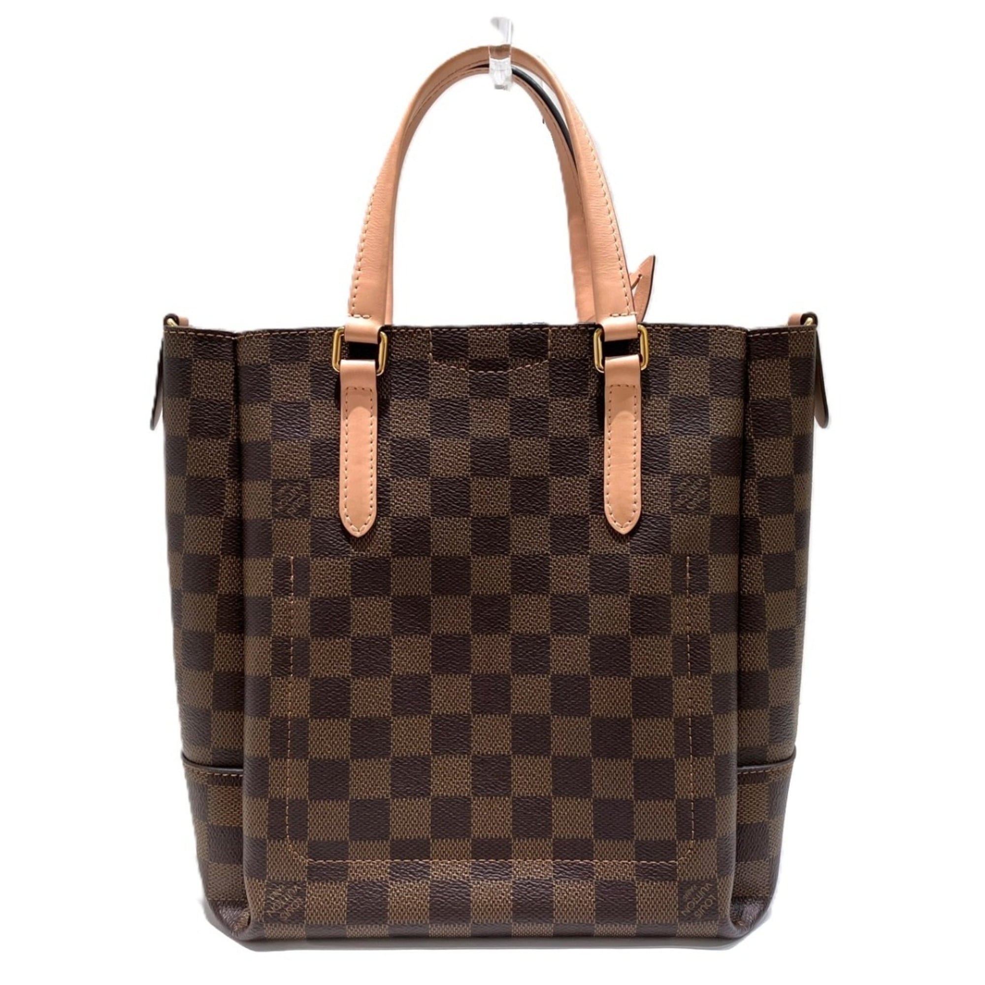 Louis Vuitton Brown Damier Canvas Handbag Pouch (Pre-Owned)