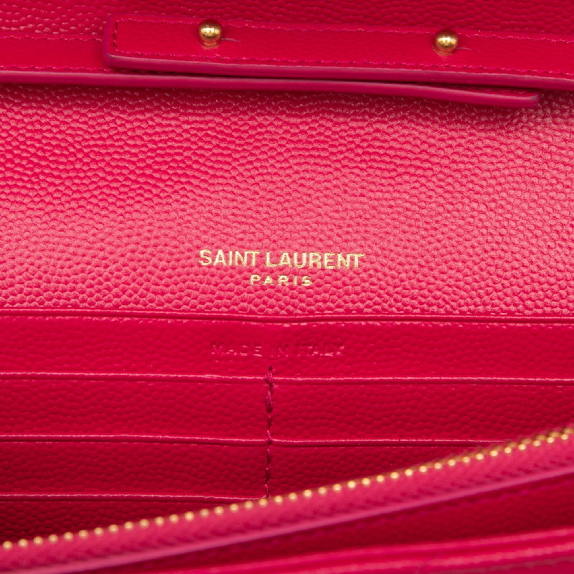 Saint Laurent Pink Leather Shoulder Bag (Pre-Owned)