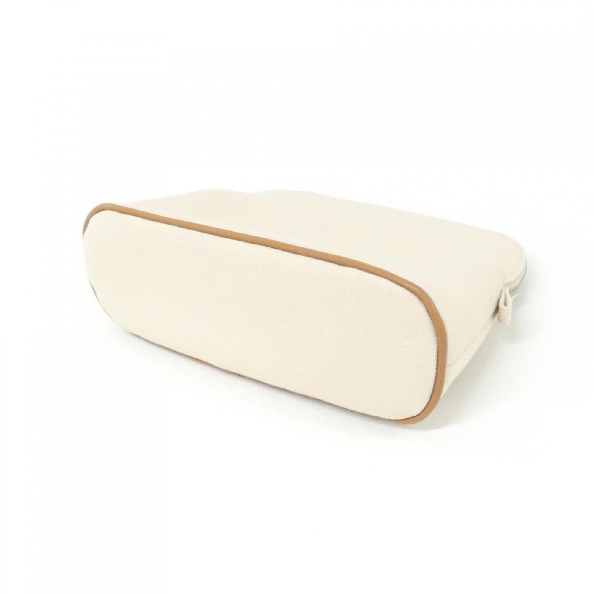Hermes Beige Natural Canvas Handbag Pouch (Pre-Owned)