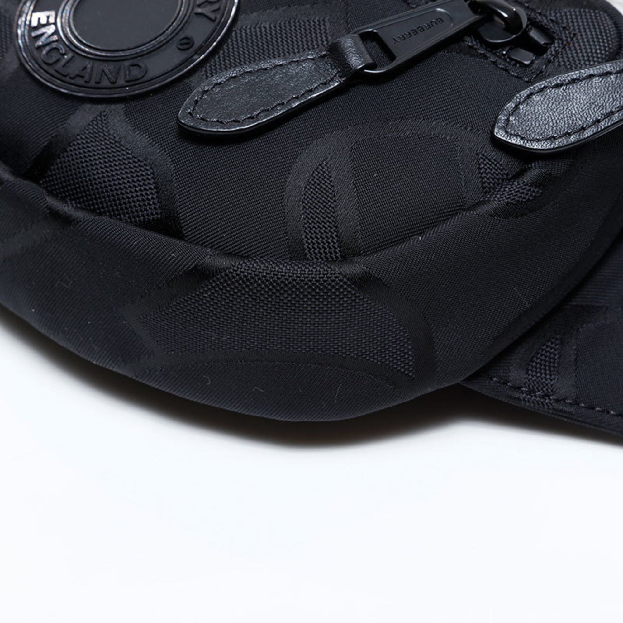 Burberry Black Nylon Fanny Pack Shoulder Bag (Pre-Owned)