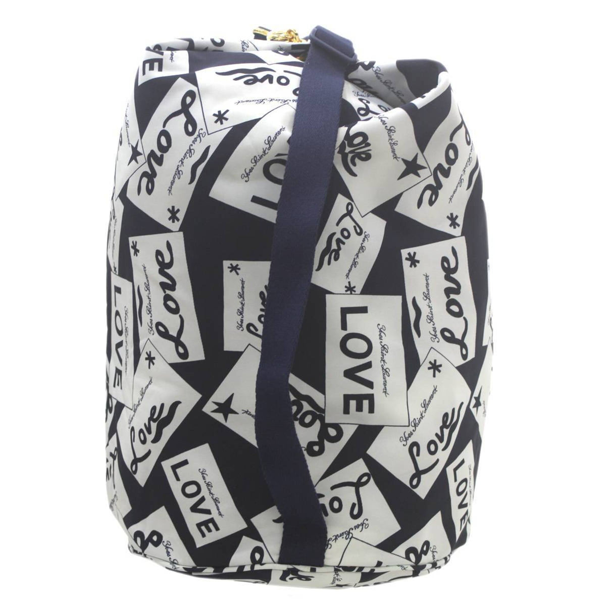 Yves Saint Laurent Navy Nylon Shoulder Bag (Pre-Owned)