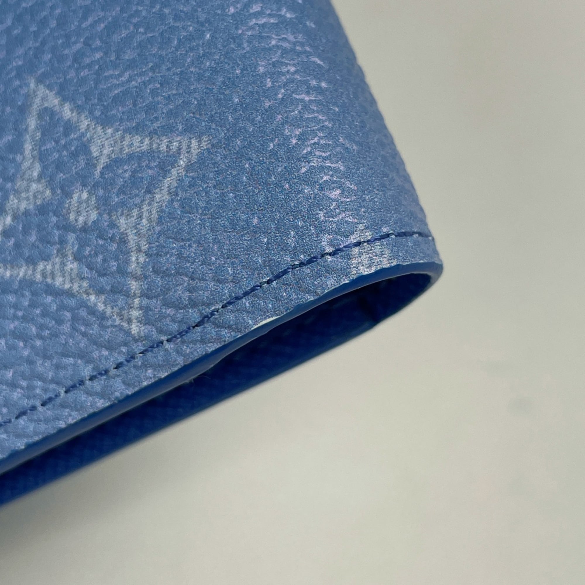 Louis Vuitton Monogram Blue Monogram Long Wallet (Bi-Fold) (Pre-Owned)
