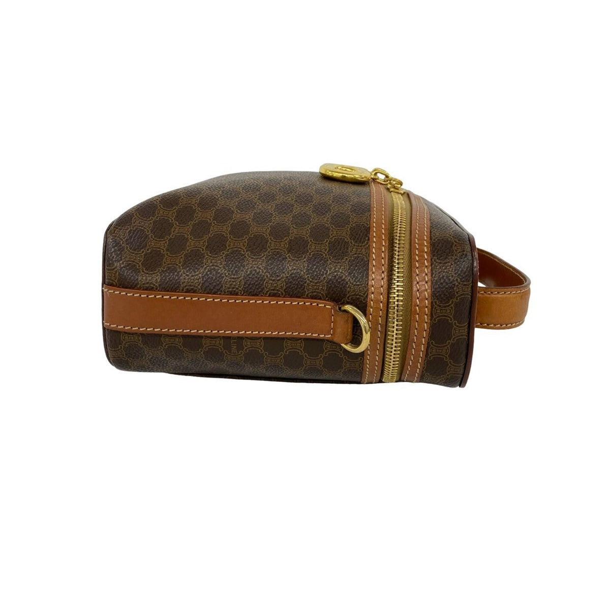 Celine Brown Pvc Leather Handbag Shoulder Bag (Pre-Owned)