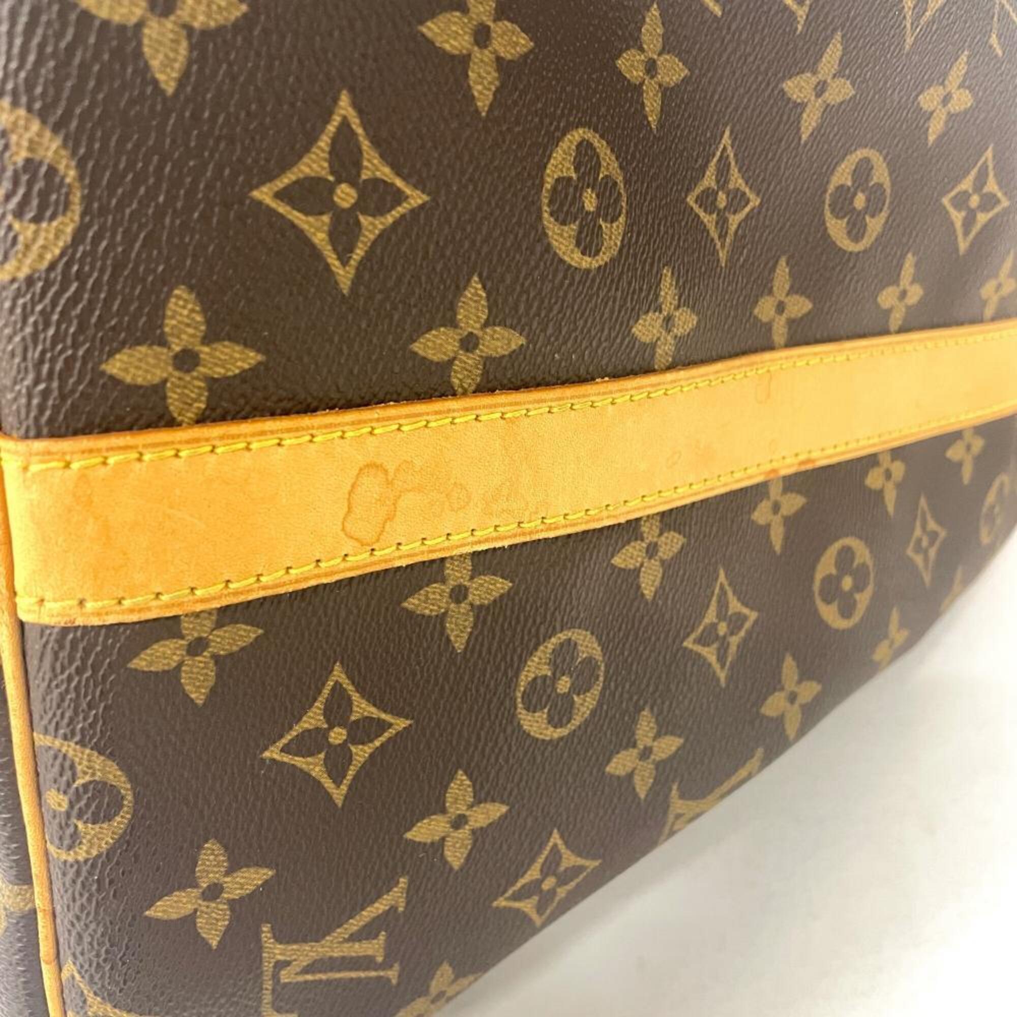 Louis Vuitton Brown Monogram Leather Boston Bag (Pre-Owned)