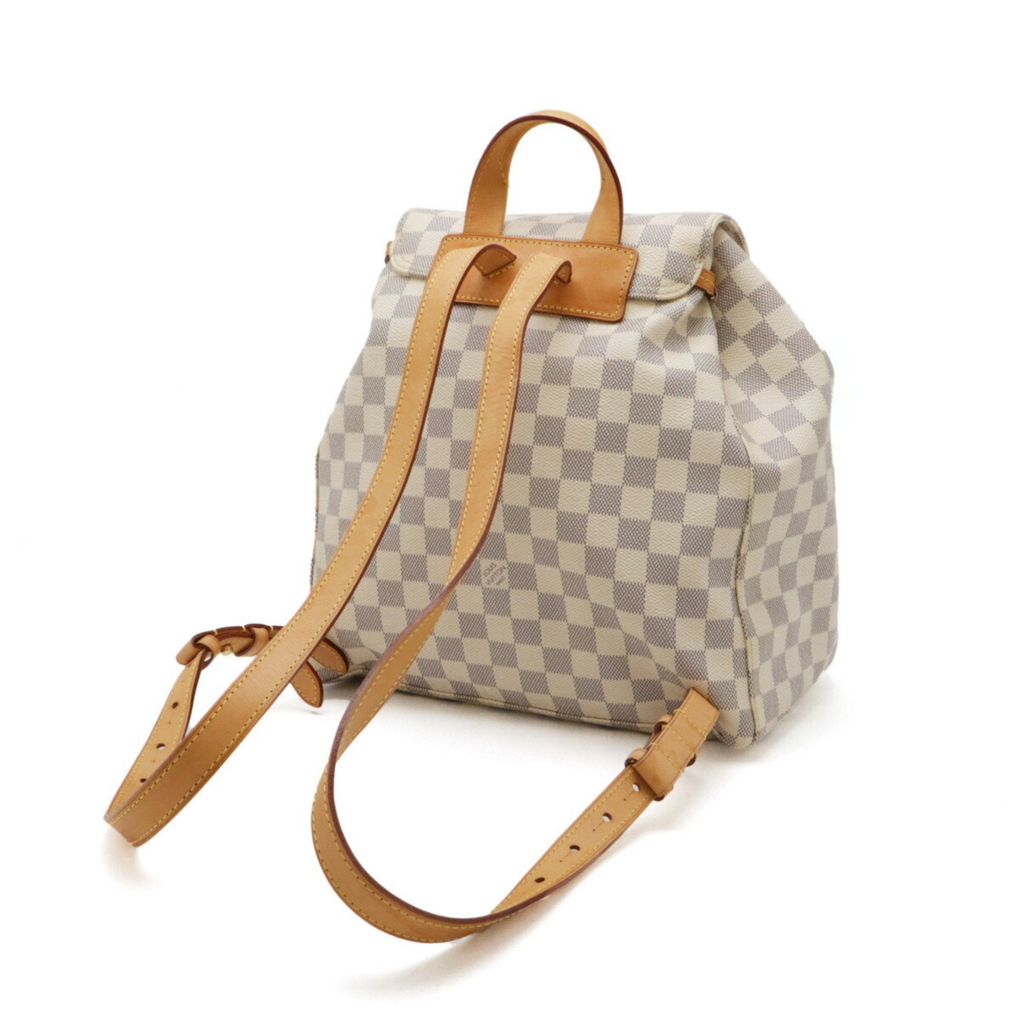 Louis Vuitton Damier Azur Damier Azur Backpack Shoulder Bag (Pre-Owned)