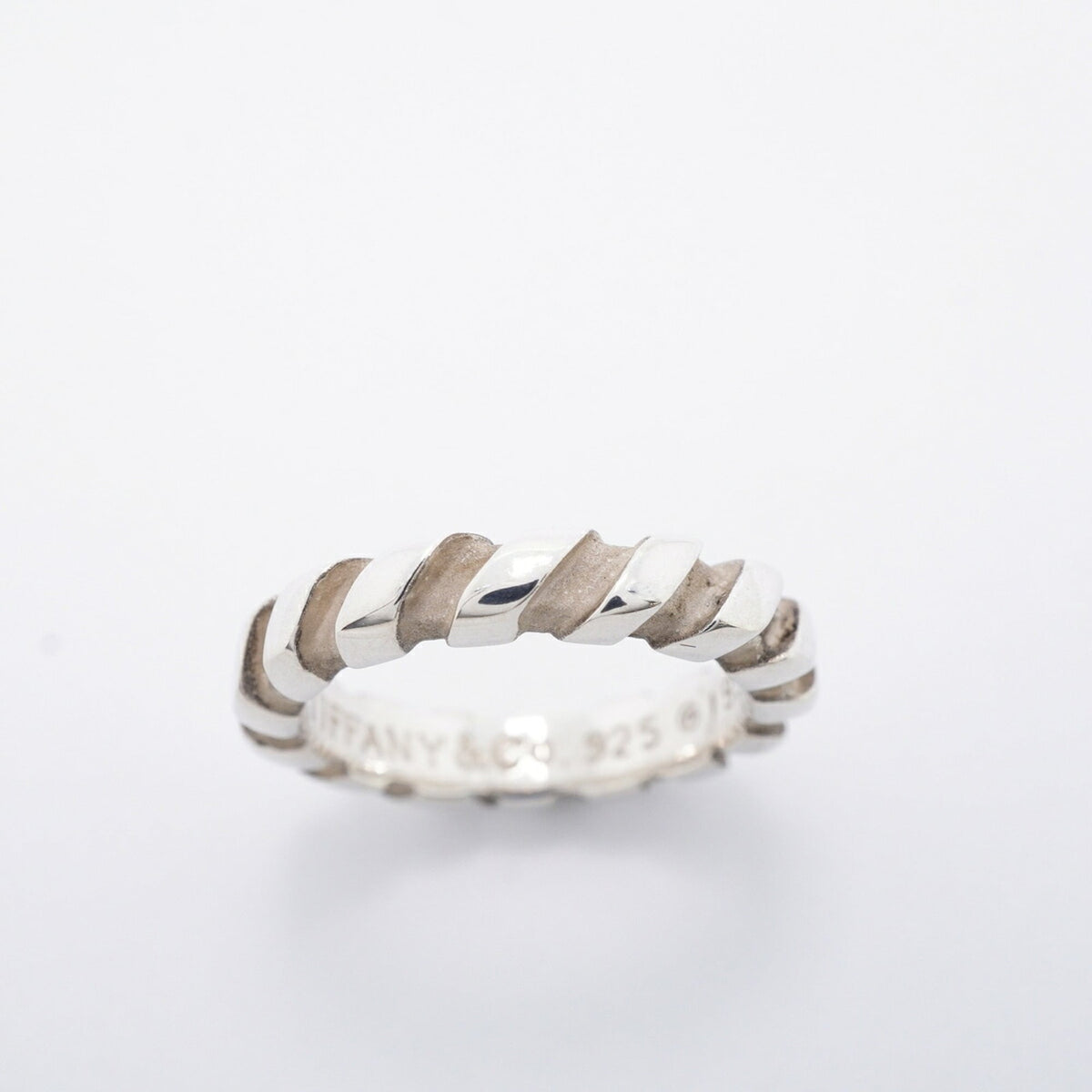 Tiffany Silver 925 Band Ring (Pre-Owned)