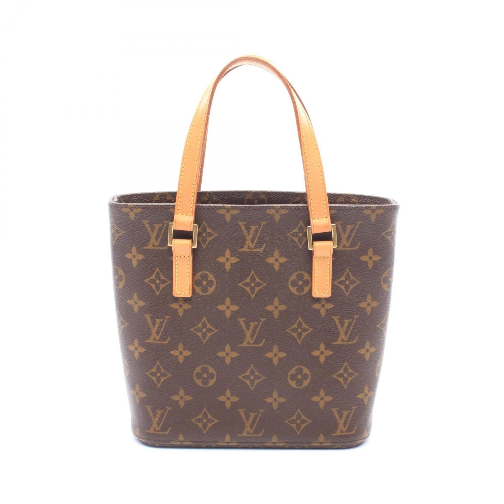 Louis Vuitton Brown Coated Canvas Leather Handbag (Pre-Owned)