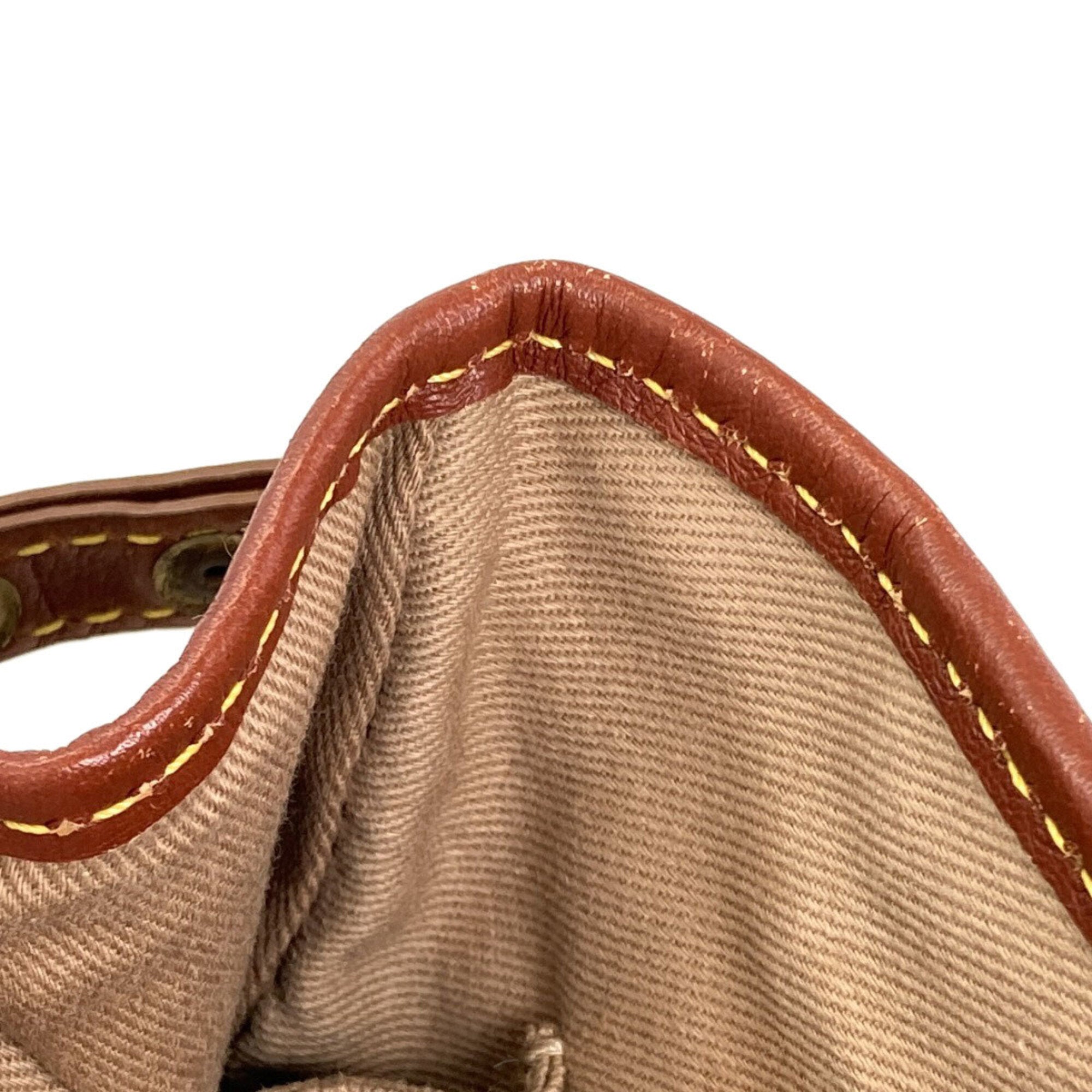 Celine Macadam Brown Canvas Handbag (Pre-Owned)