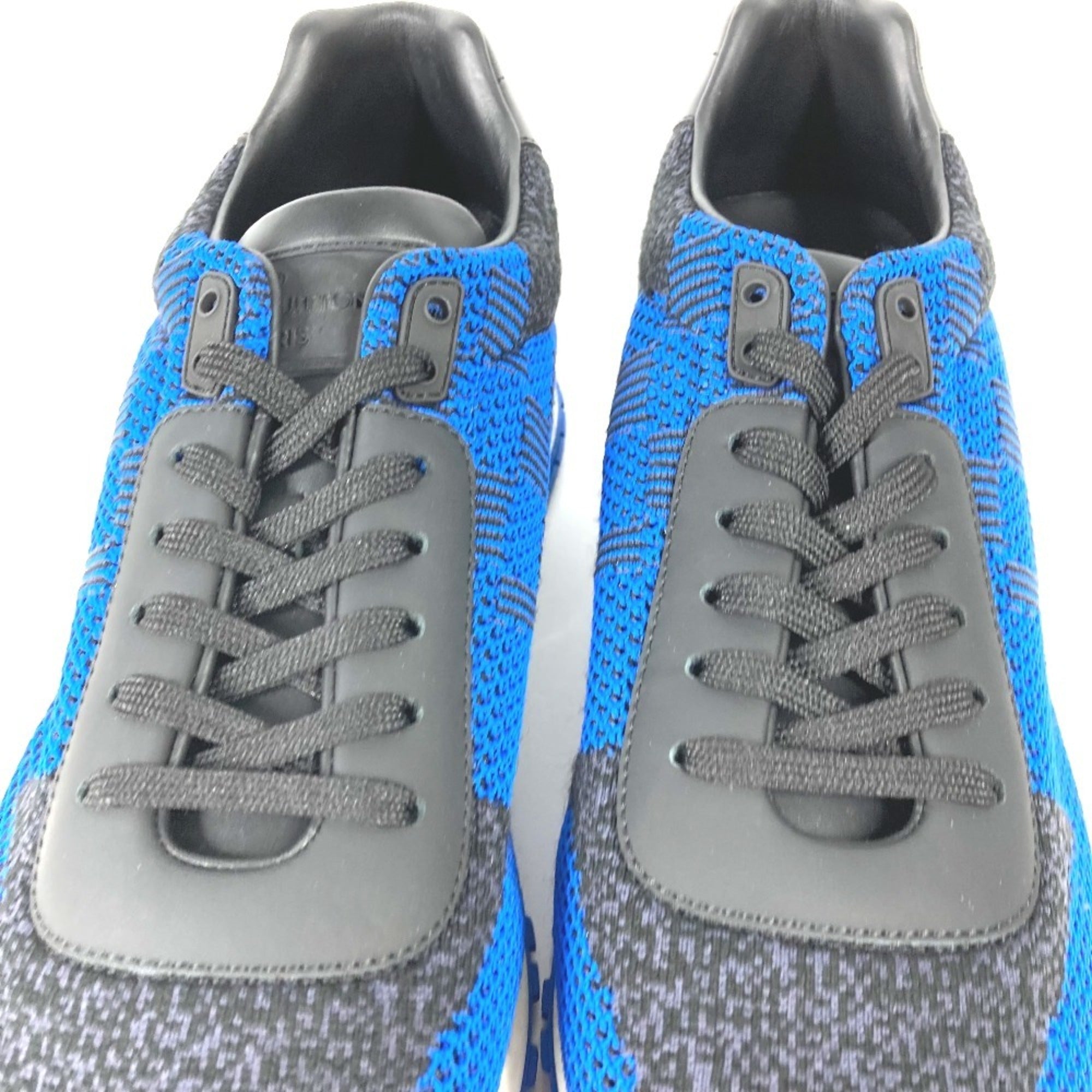 Louis Vuitton Black Blue Sneakers (Pre-Owned)