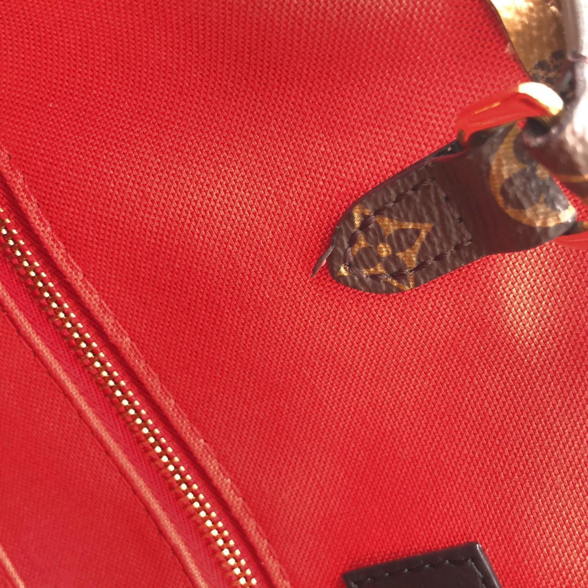 Louis Vuitton Marron Coated Canvas Handbag (Pre-Owned)
