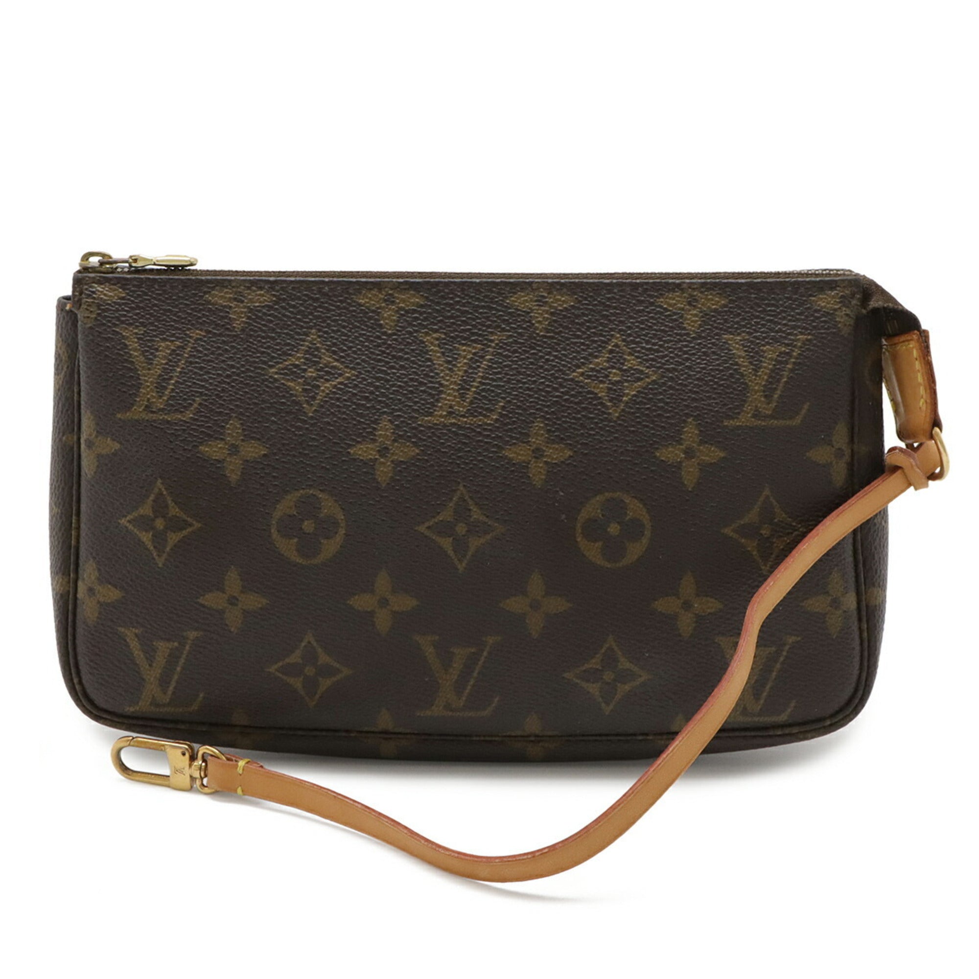 Louis Vuitton Monogram Brown Monogram Handbag Pochette (Pre-Owned)