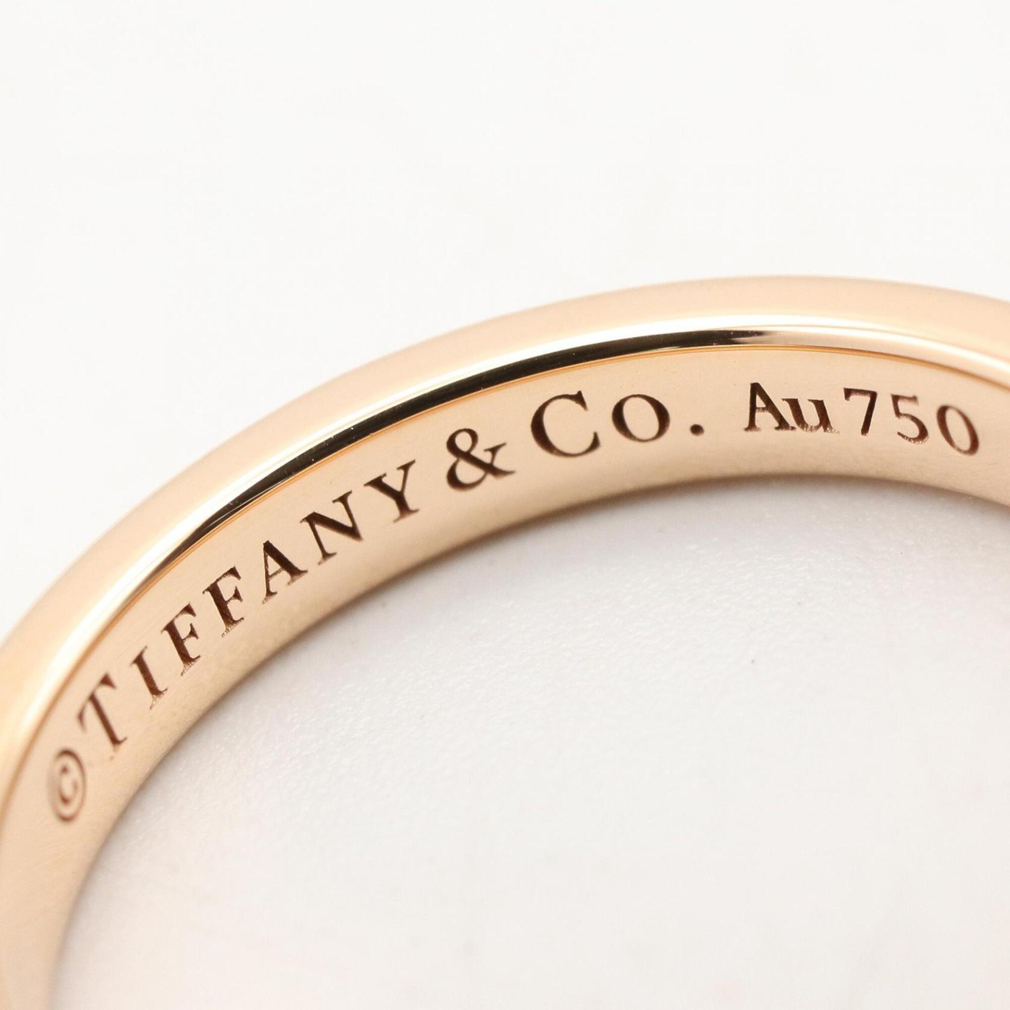 Tiffany Gold Clear Pink Gold (18K) Band Ring (Pre-Owned)