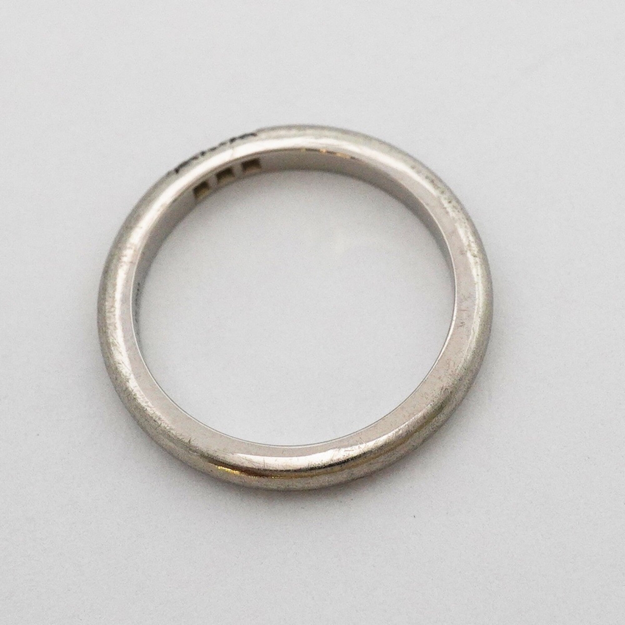 Tiffany Platinum 950 Band Ring (Pre-Owned)