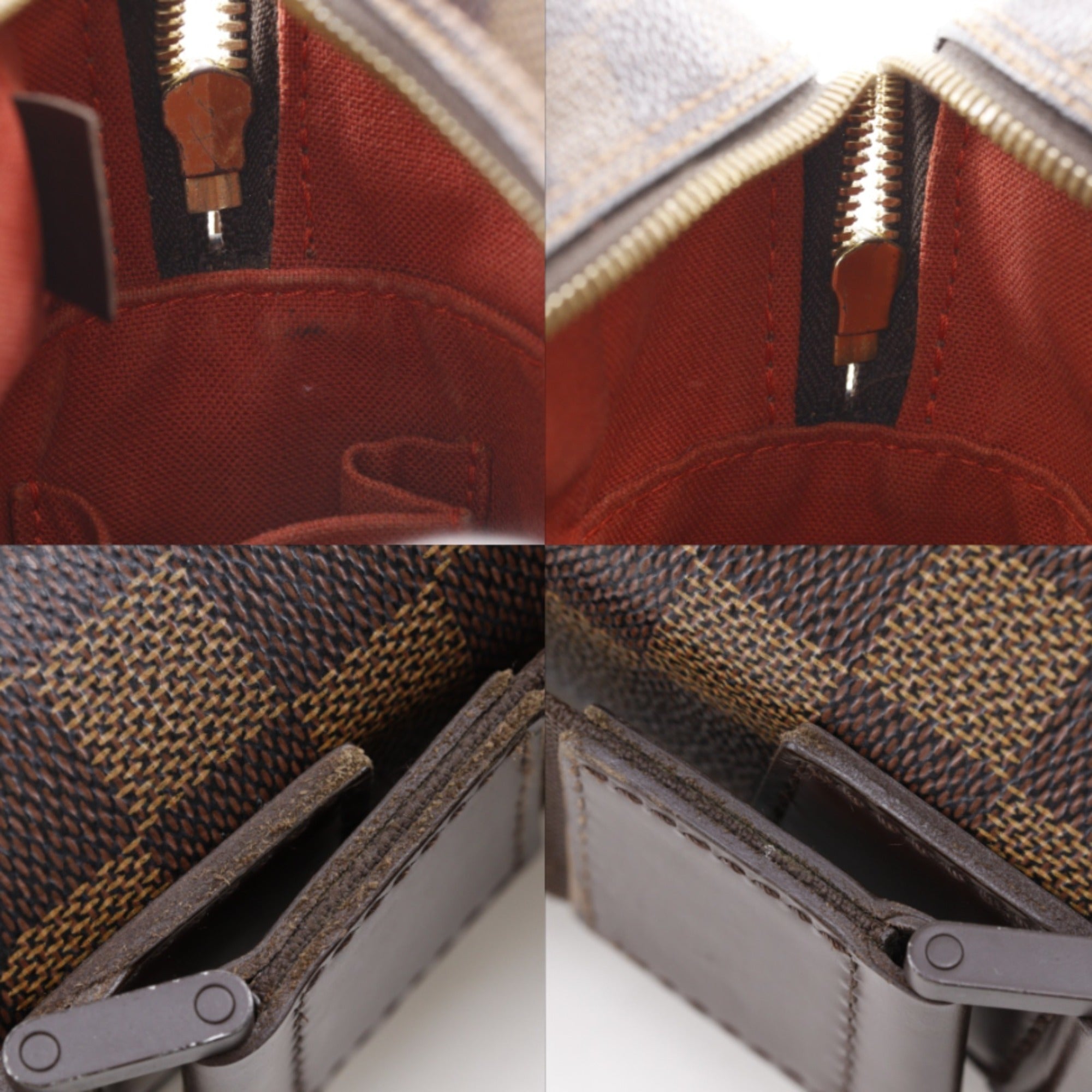 Louis Vuitton Brown Damier Canvas Shoulder Bag (Pre-Owned)