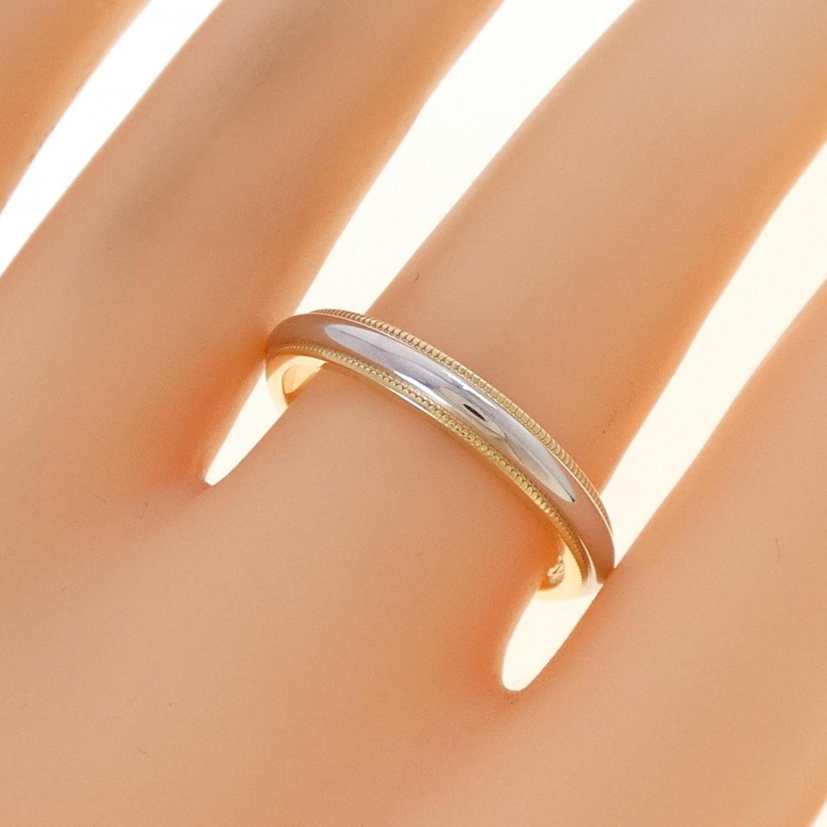 Tiffany Yellow Gold (18K) Platinum 950 Band Ring (Pre-Owned)