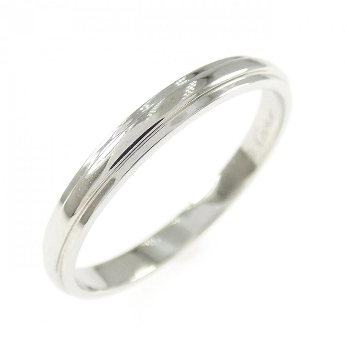 Cartier Platinum 950 Band Ring (Pre-Owned)