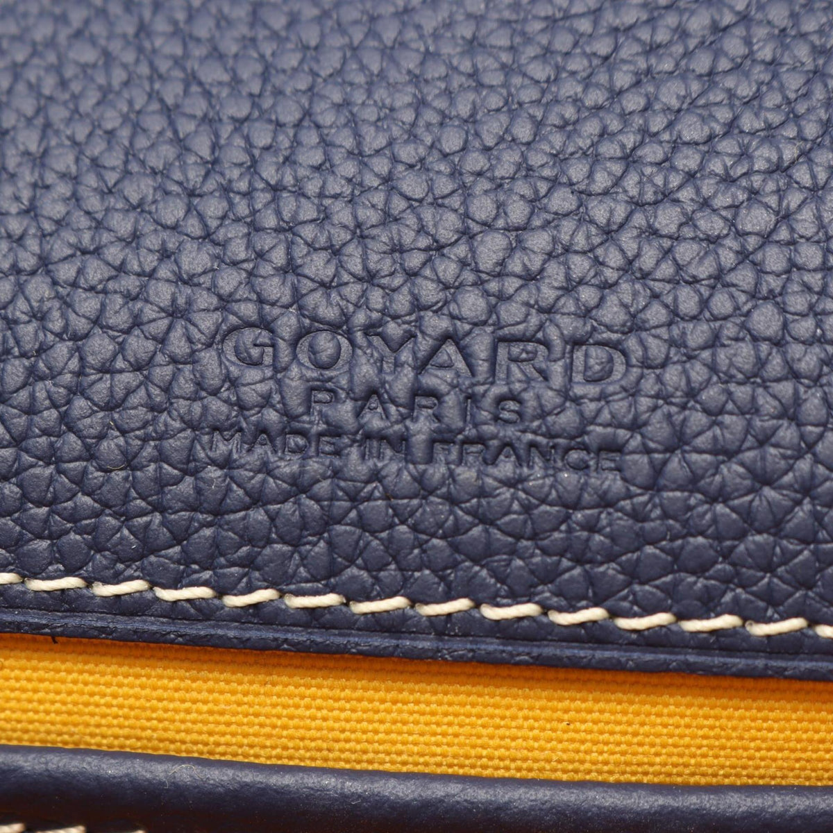 Goyard Multi-Color Navy Coated Canvas Leather Handbag Shoulder Bag (Pre-Owned)