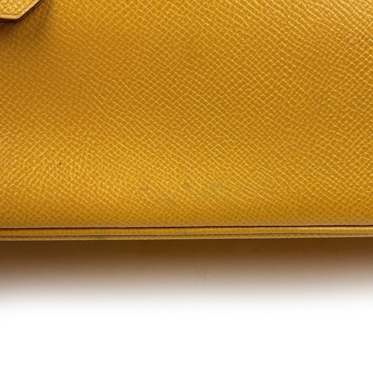 Hermes Birkin Yellow Courchevel Leather Handbag (Pre-Owned)