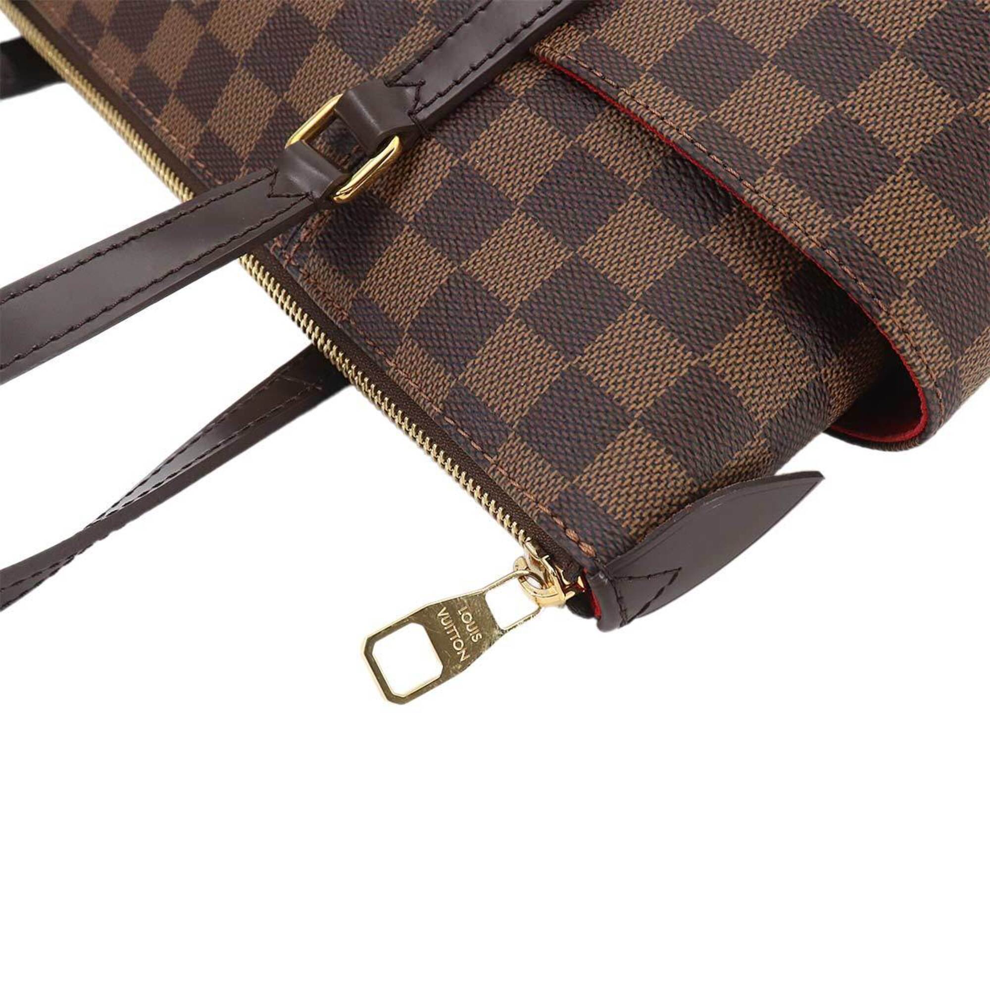 Louis Vuitton Brown Damier Canvas Ebene Damier Canvas Handbag Tote Bag (Pre-Owned)