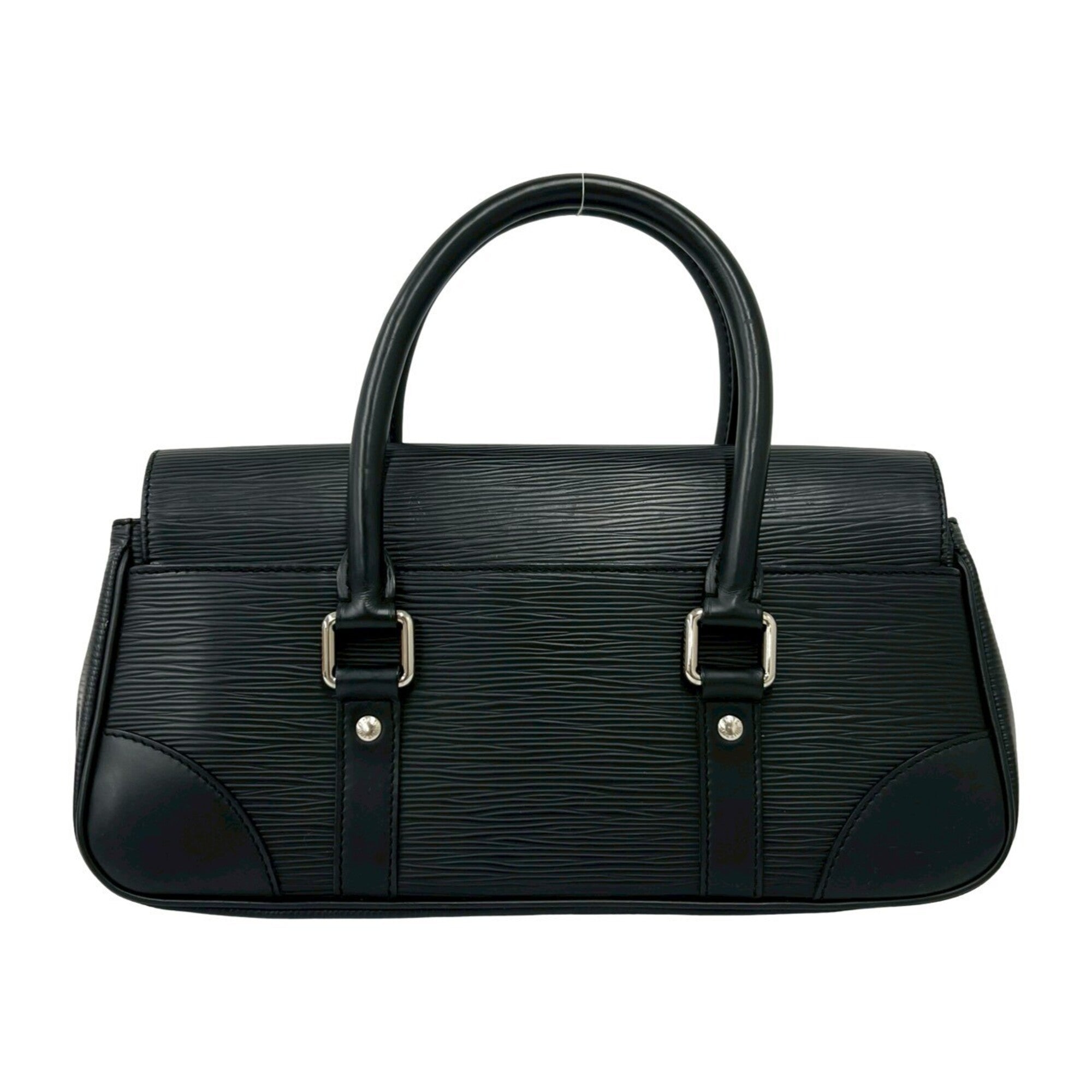 Louis Vuitton Black Epi Leather Boston Bag Handbag (Pre-Owned)