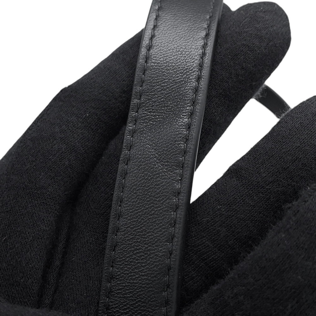 Christian Dior Black Leather Handbag Shoulder Bag (Pre-Owned)
