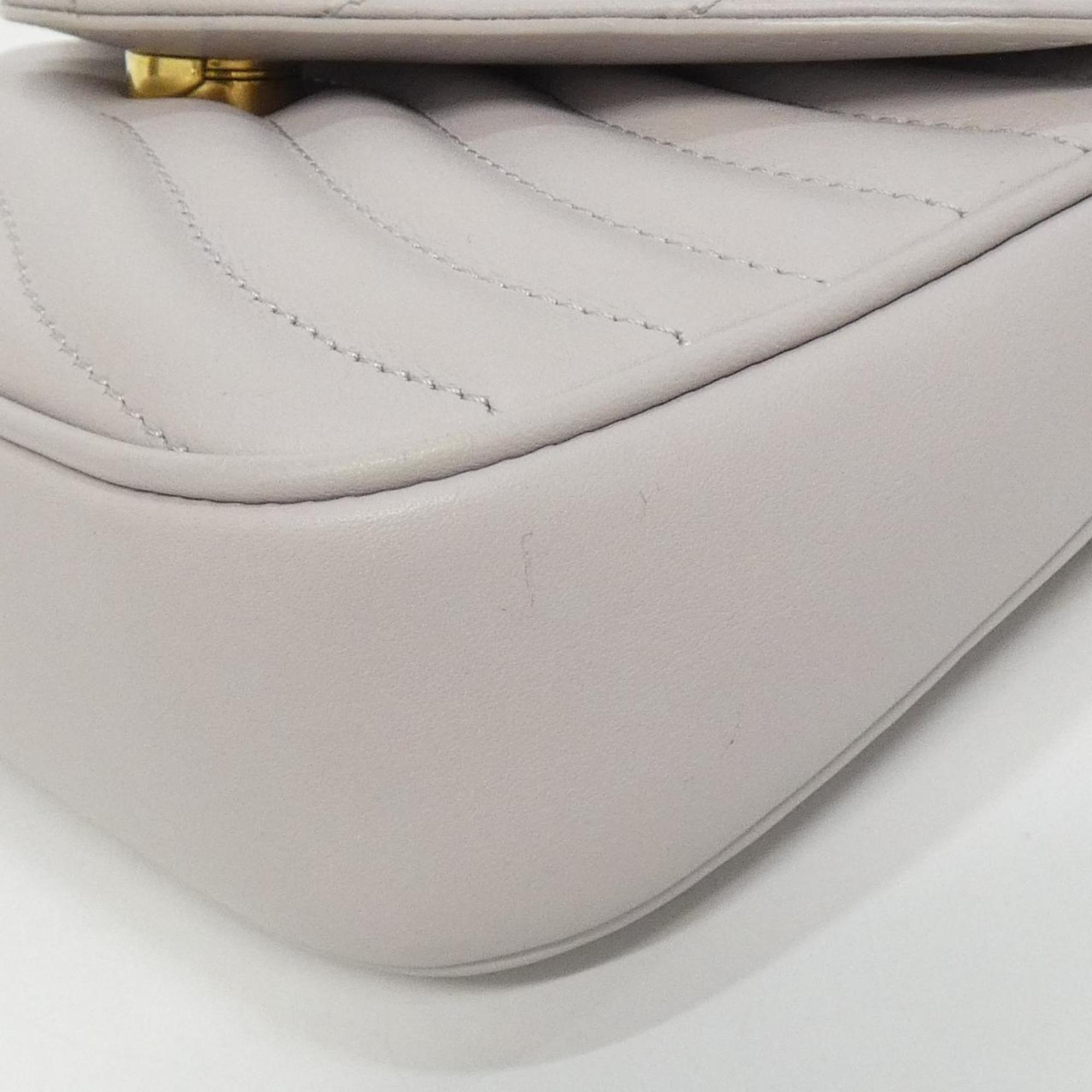 Louis Vuitton Beige Leather Pochette Shoulder Bag (Pre-Owned)