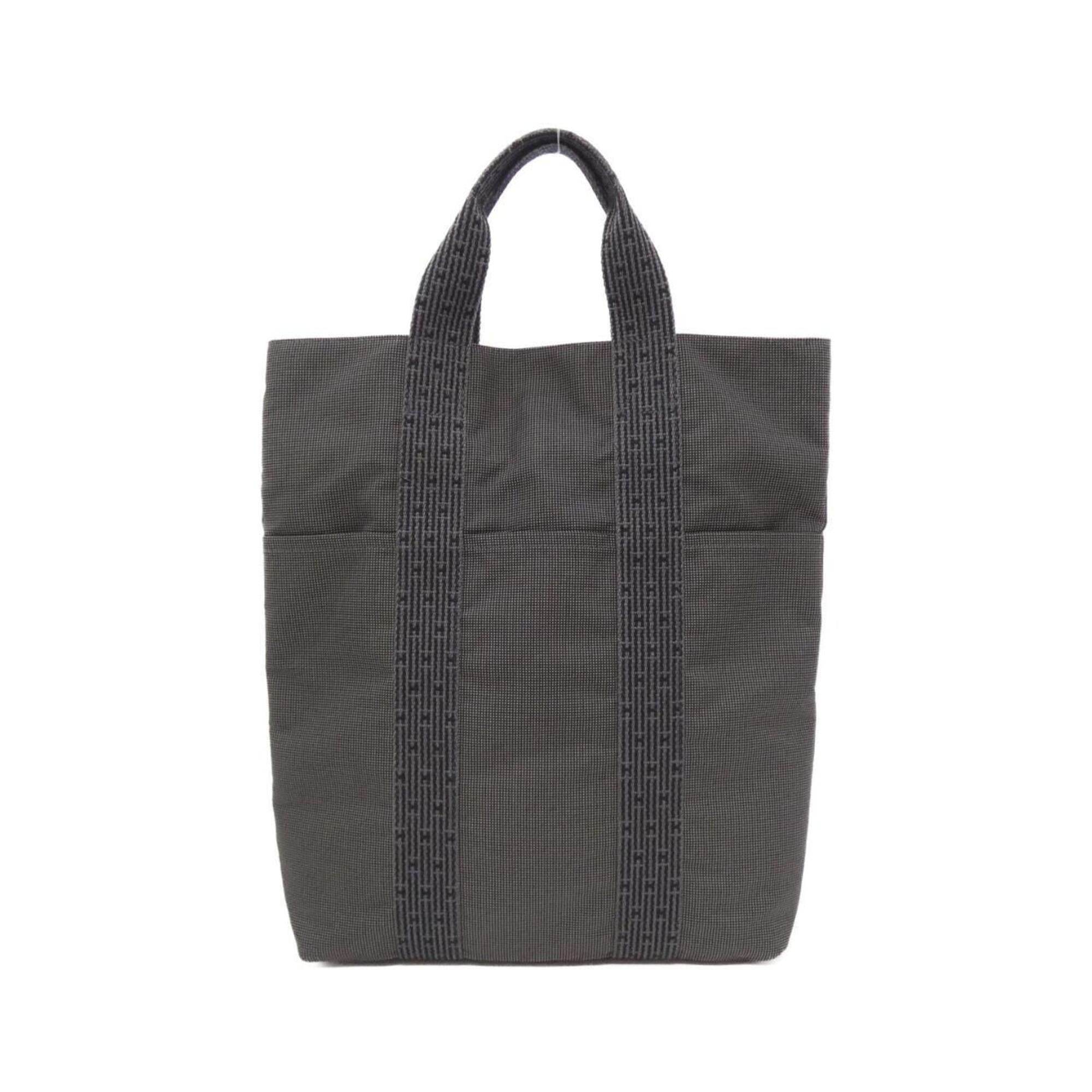Hermes Black Canvas Handbag (Pre-Owned)