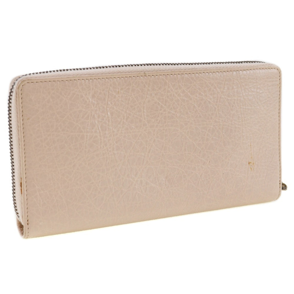 Balenciaga Beige Pink Leather Coin Purse/Coin Case (Pre-Owned)