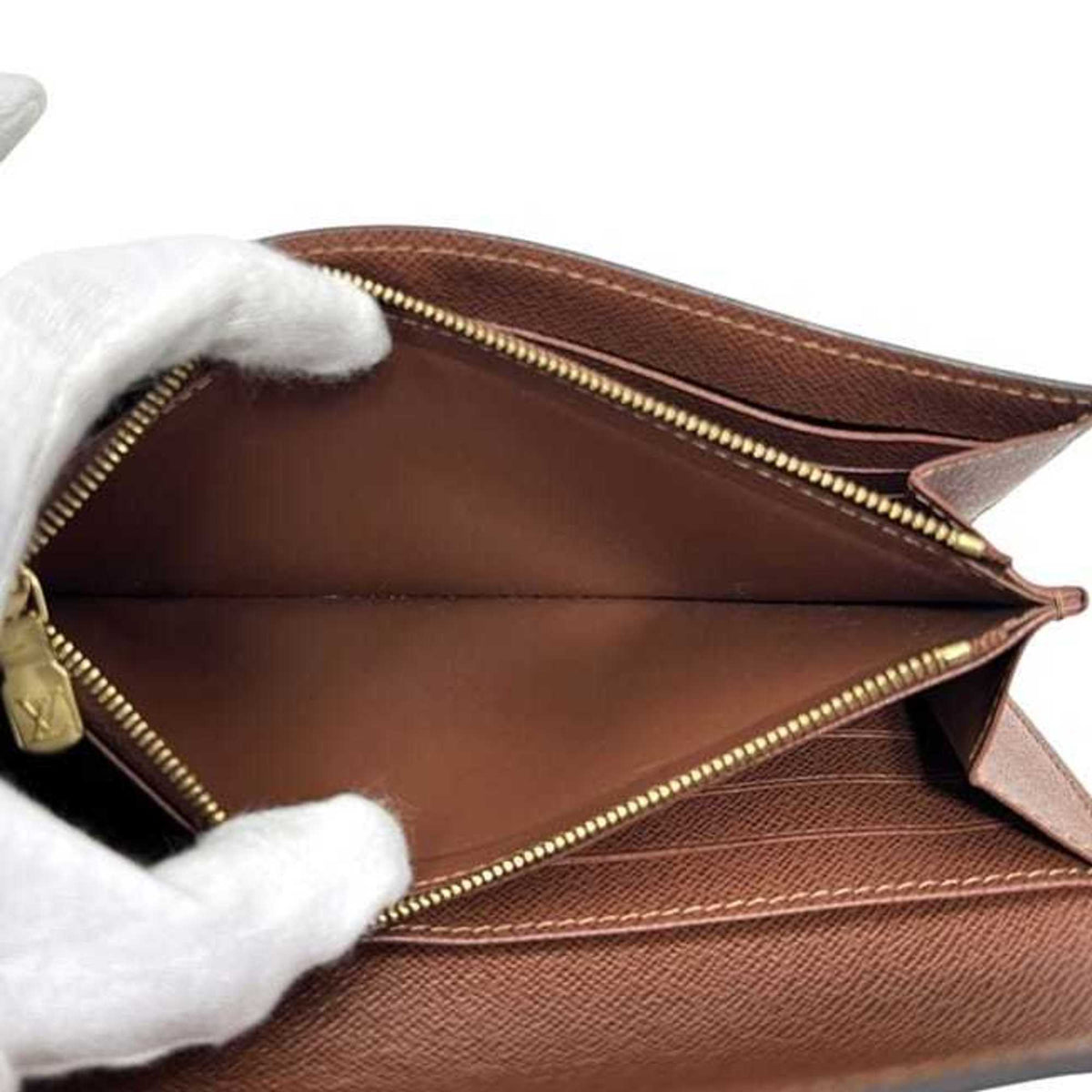 Louis Vuitton Brown Monogram Canvas Long Wallet (Bi-Fold) (Pre-Owned)