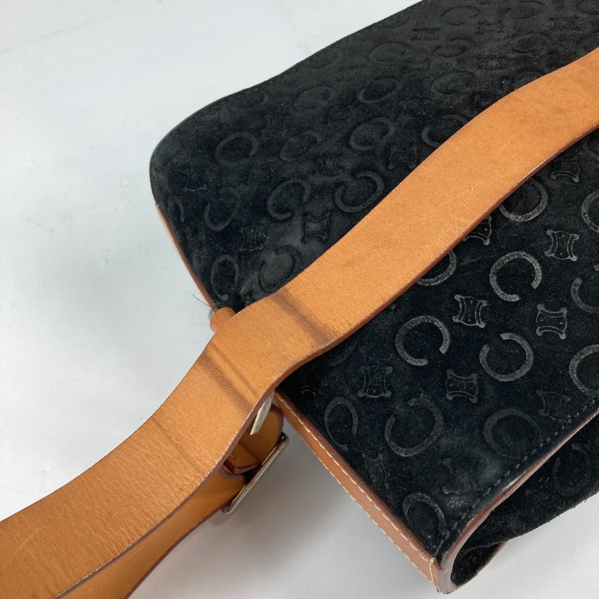 Celine Brown Leather Shoulder Bag (Pre-Owned)