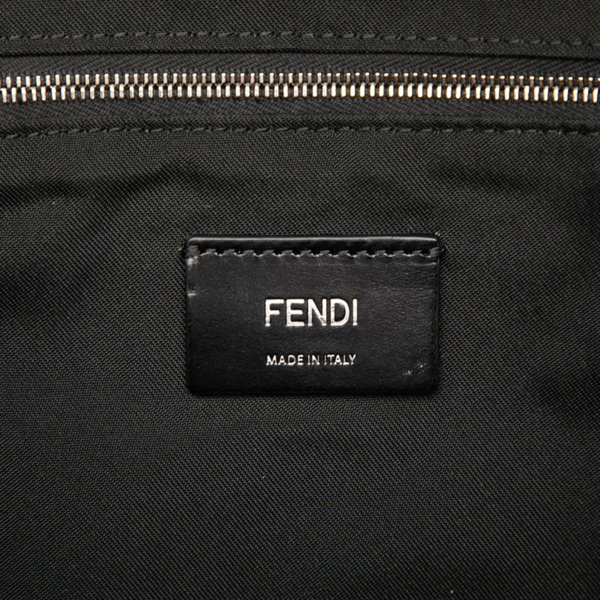 Fendi Red Color Nylon Leather Backpack (Pre-Owned)