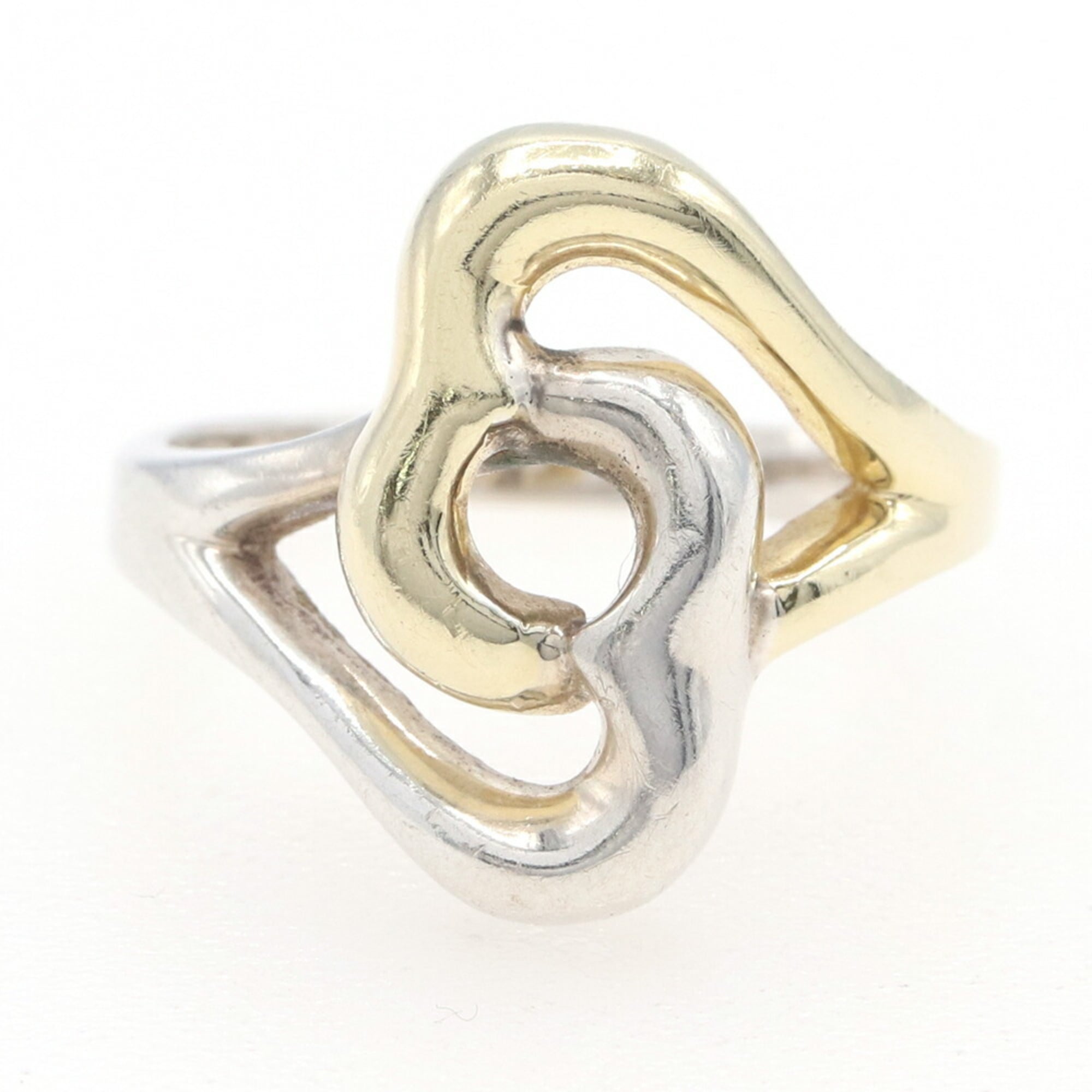 Tiffany Yellow Gold (18K) Sterling Silver 925 Band Ring (Pre-Owned)