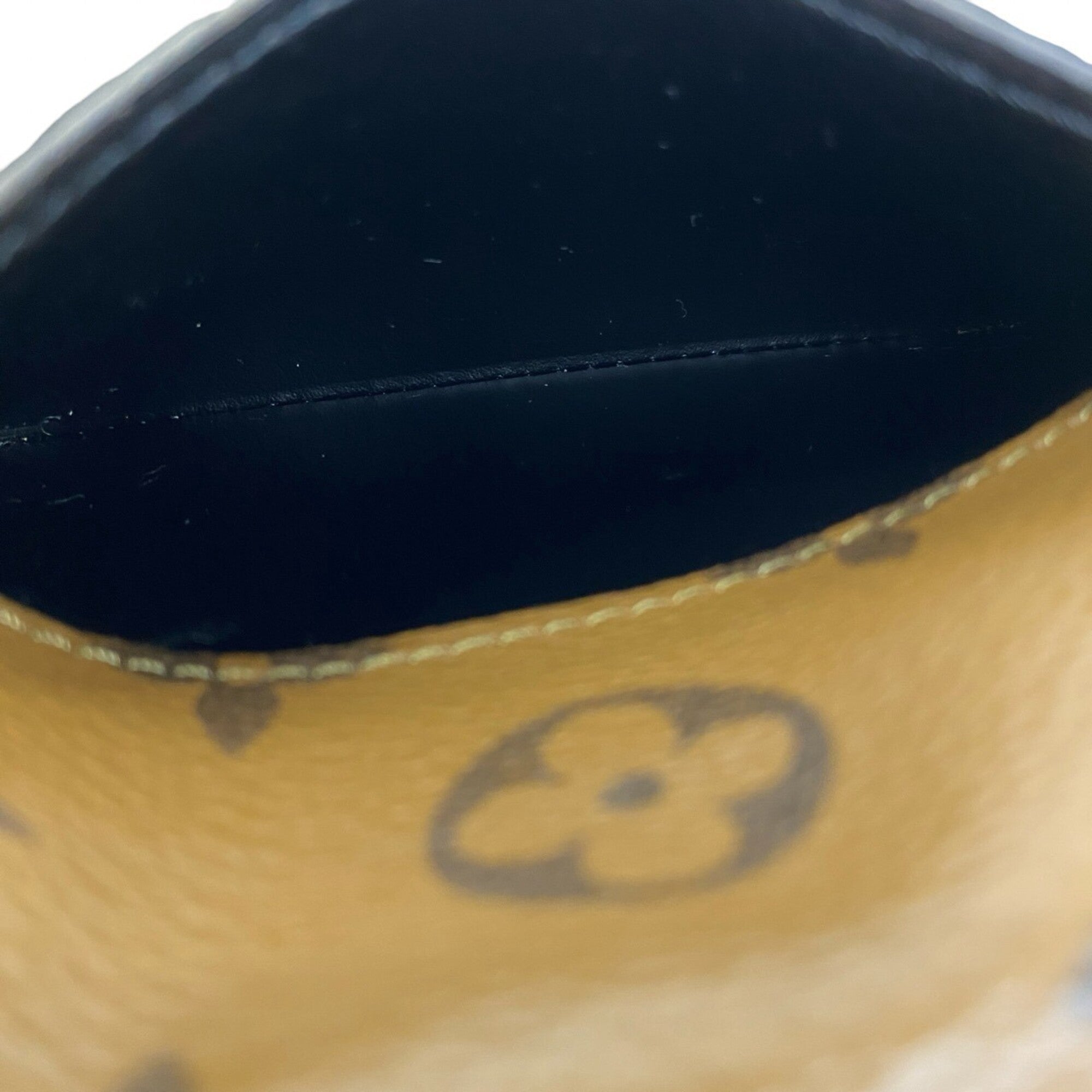 Louis Vuitton Brown Leather Pvc Coin Purse/Coin Case (Pre-Owned)