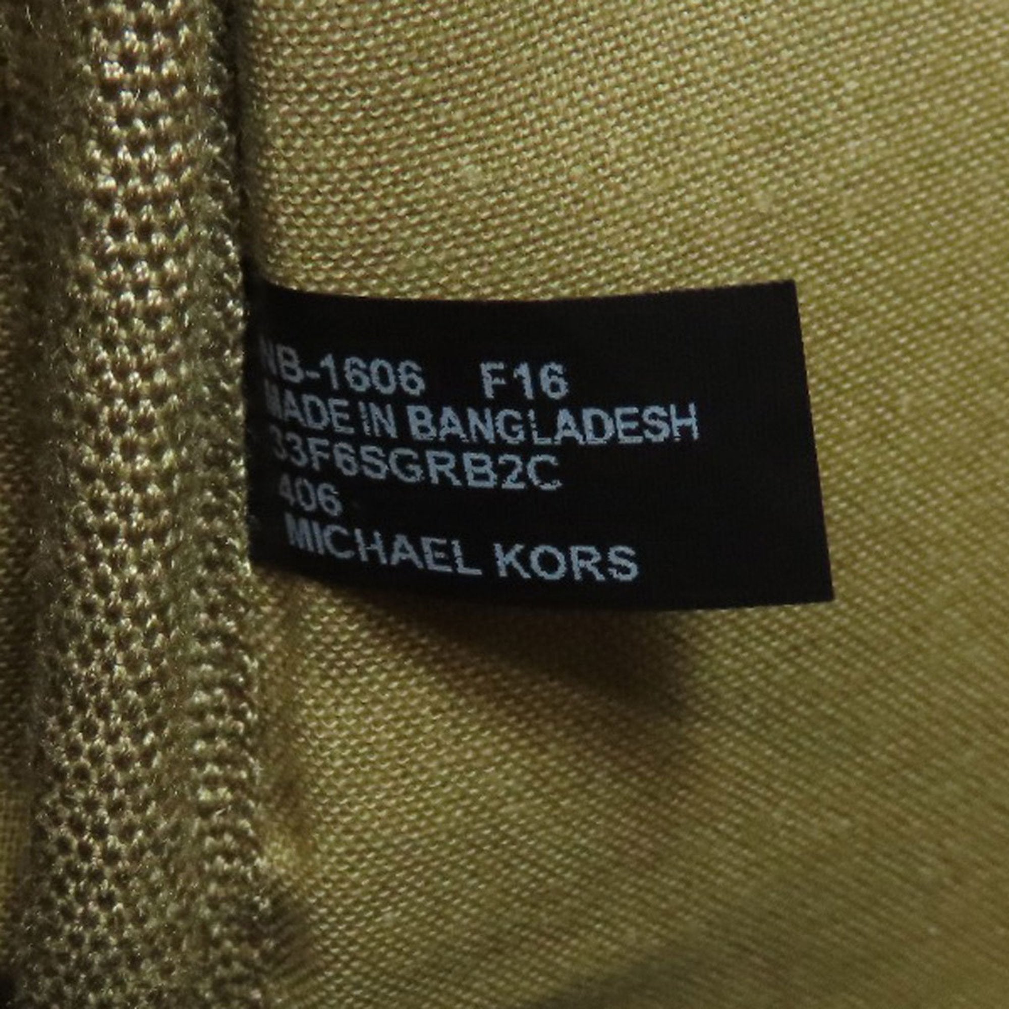 Michael Kors Navy Canvas Backpack (Pre-Owned)