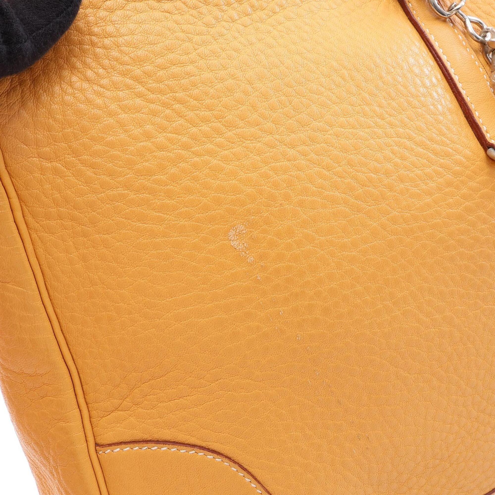Hermes Brown Saffron Taurillon Clemence Leather Shoulder Bag (Pre-Owned)