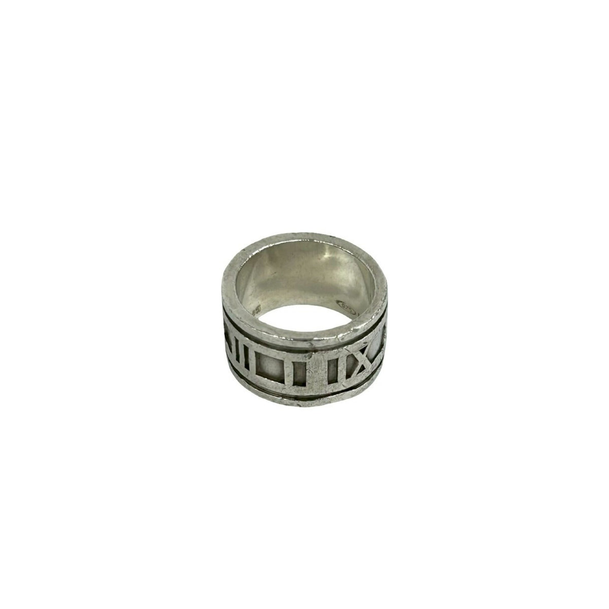 Tiffany Silver Silver 925 Band Ring (Pre-Owned)
