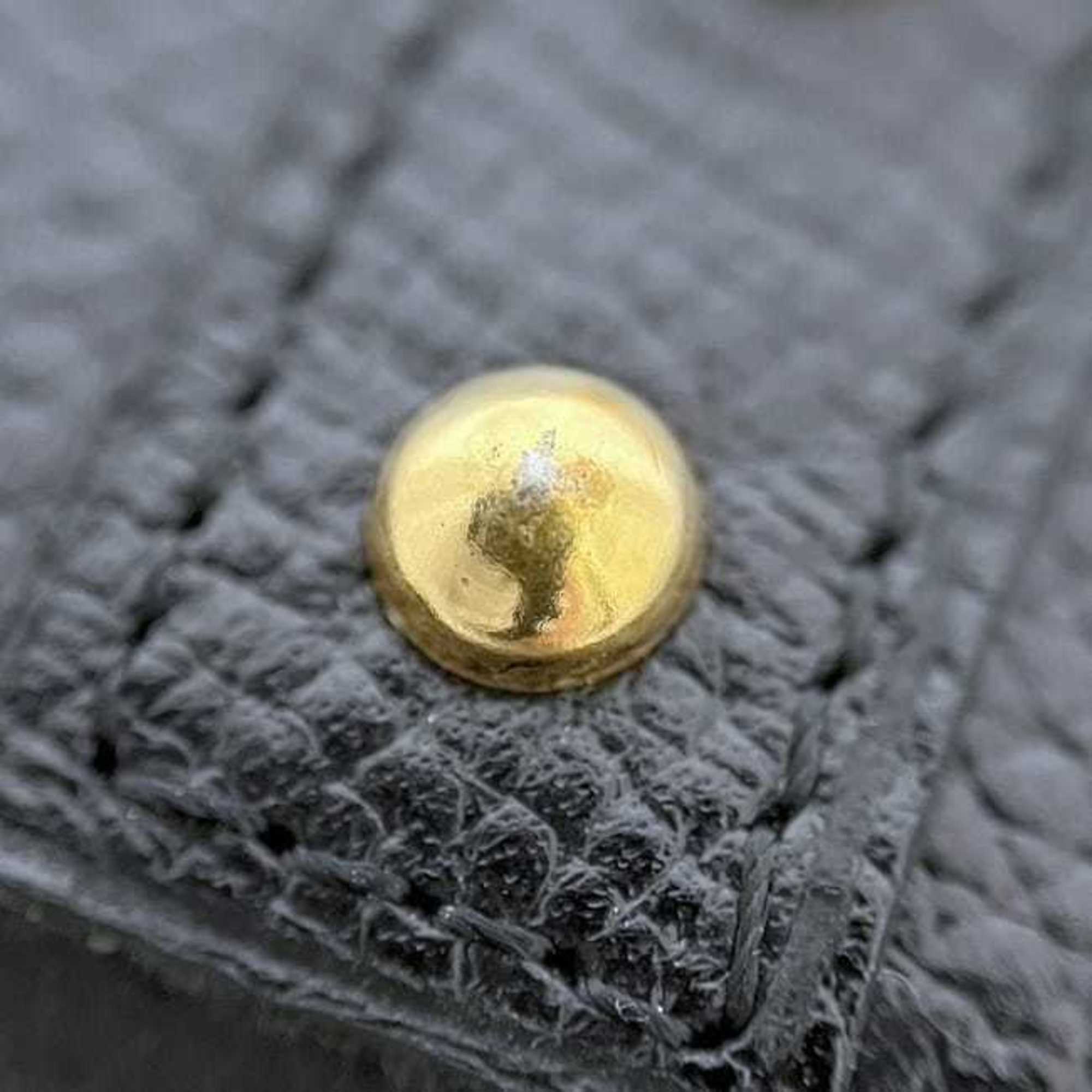Yves Saint Laurent Black Leather Coin Purse/Coin Case (Pre-Owned)