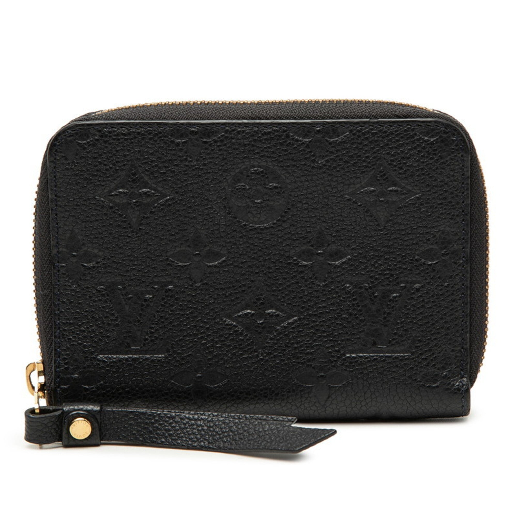 Louis Vuitton Monogram Empreinte Black Leather Wallet (Bi-Fold) (Pre-Owned)