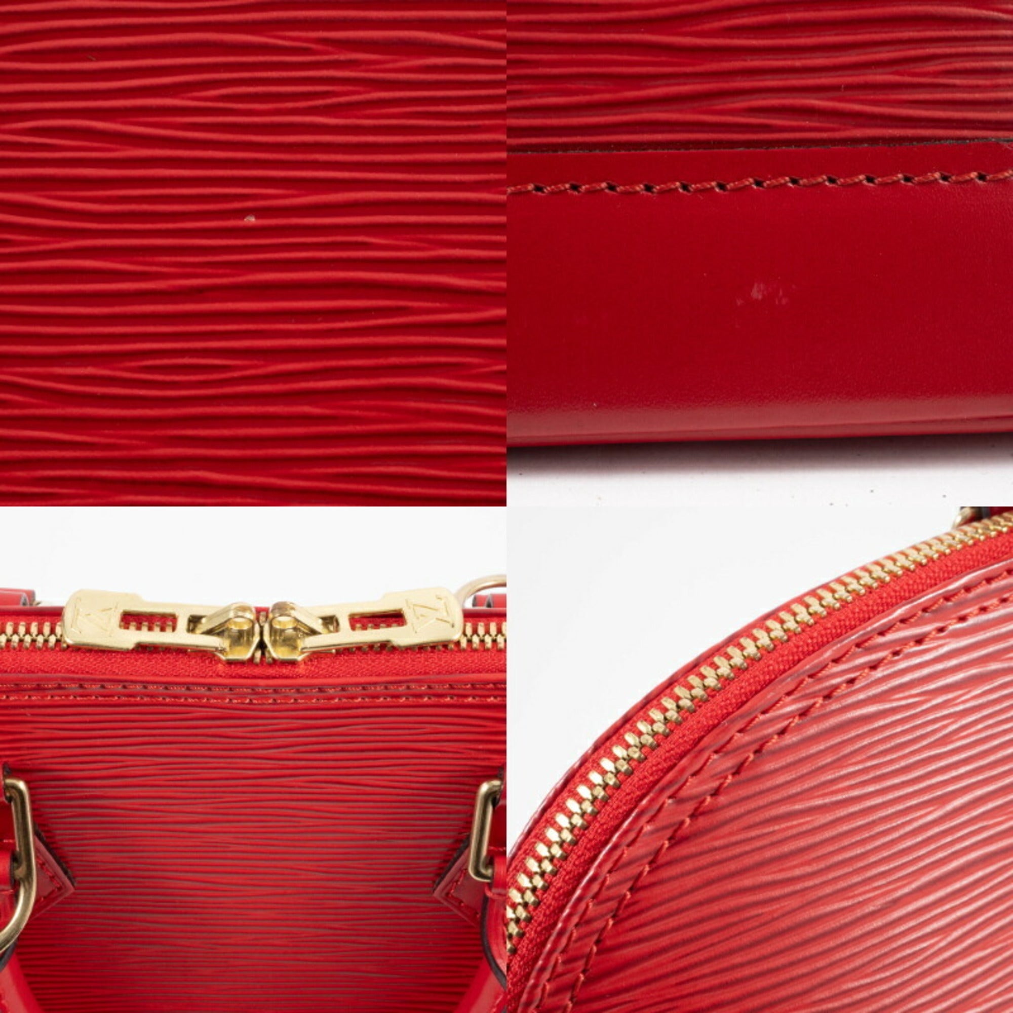 Louis Vuitton Castilian Red Epi Leather Handbag (Pre-Owned)