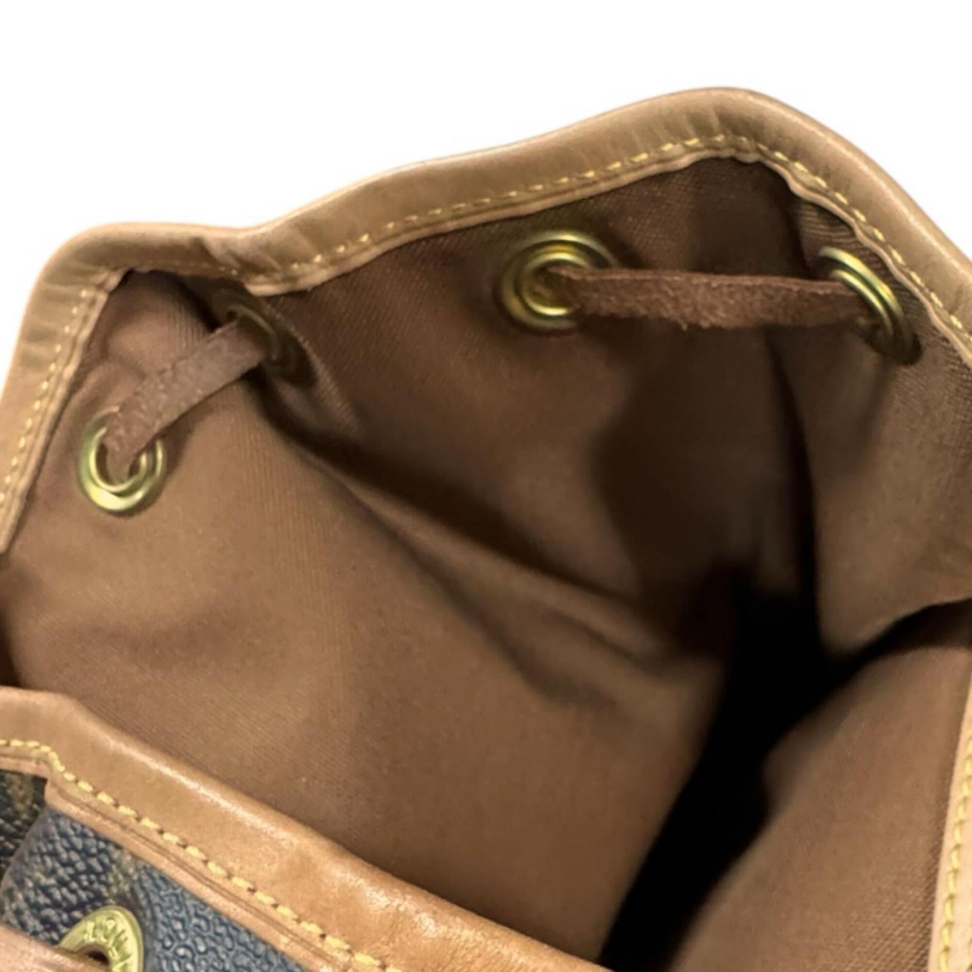 Louis Vuitton Brown Monogram Canvas Backpack (Pre-Owned)
