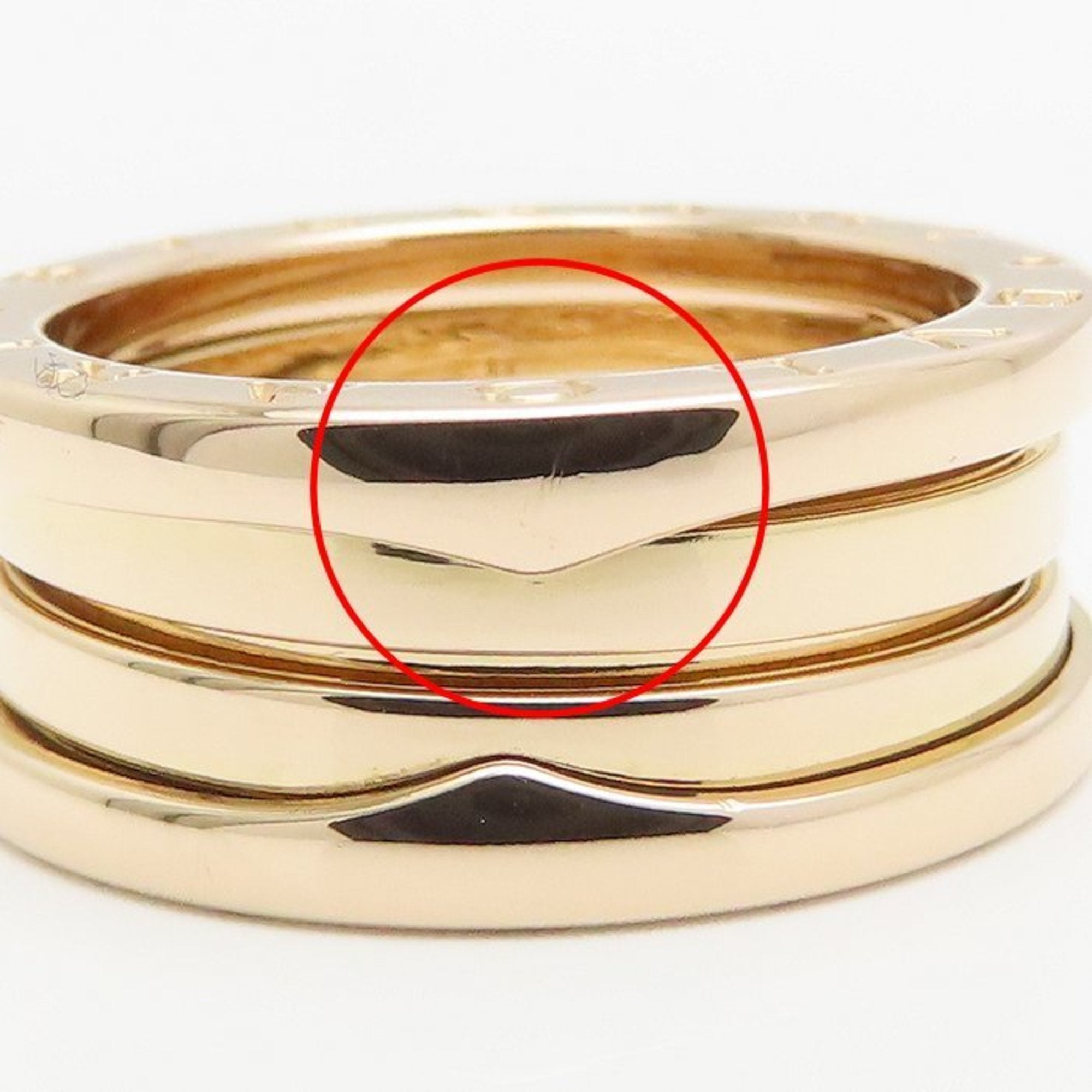 Bvlgari Pink Gold Pink Gold (18K) Band Ring (Pre-Owned)