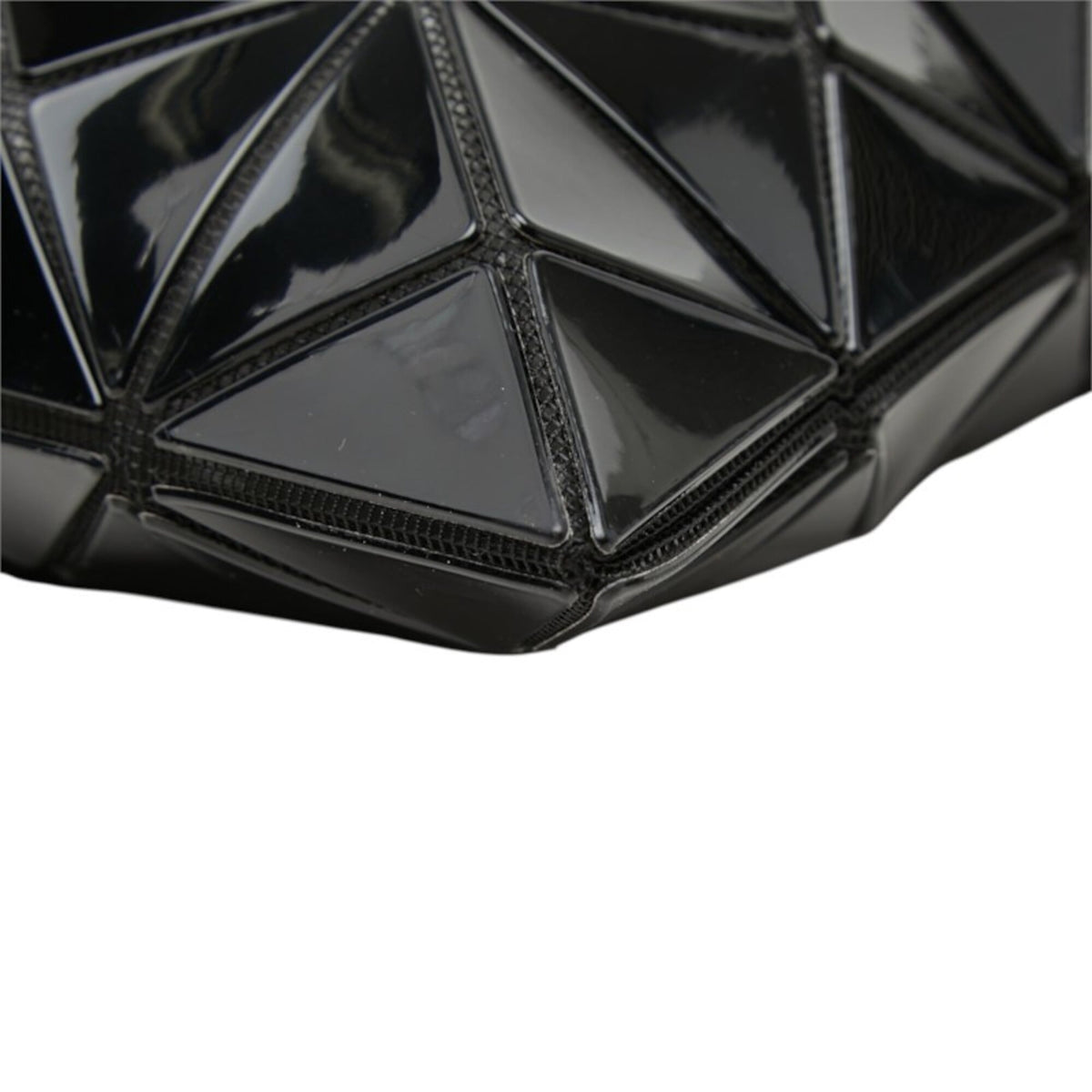 Issey Miyake Black Pvc Shoulder Bag Tote Bag (Pre-Owned)