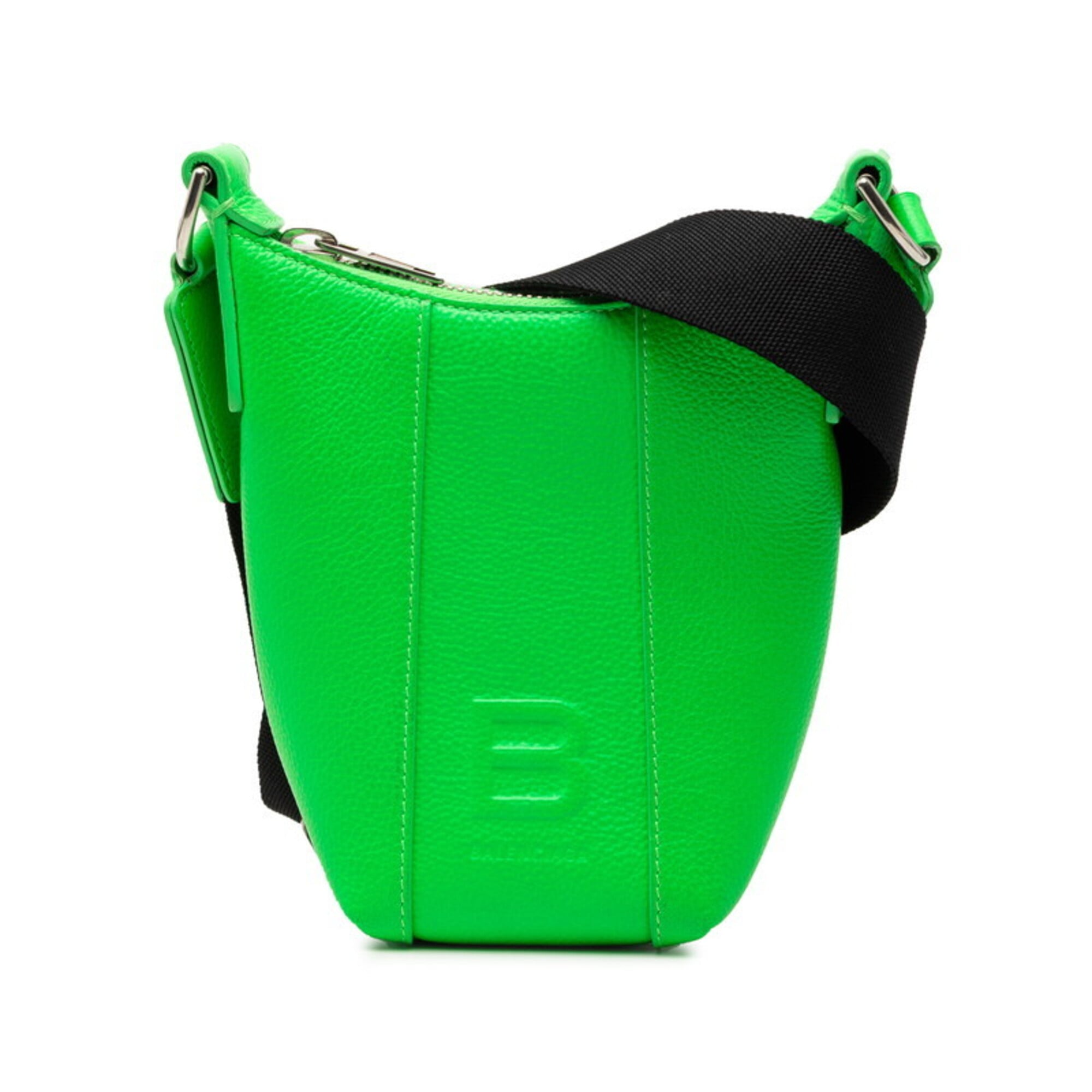 Balenciaga Green Leather Shoulder Bag (Pre-Owned)