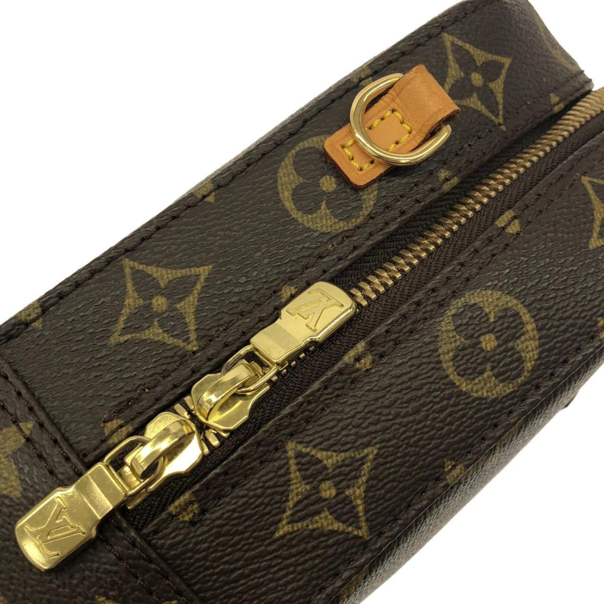 Louis Vuitton Marron Monogram Coated Canvas Handbag (Pre-Owned)