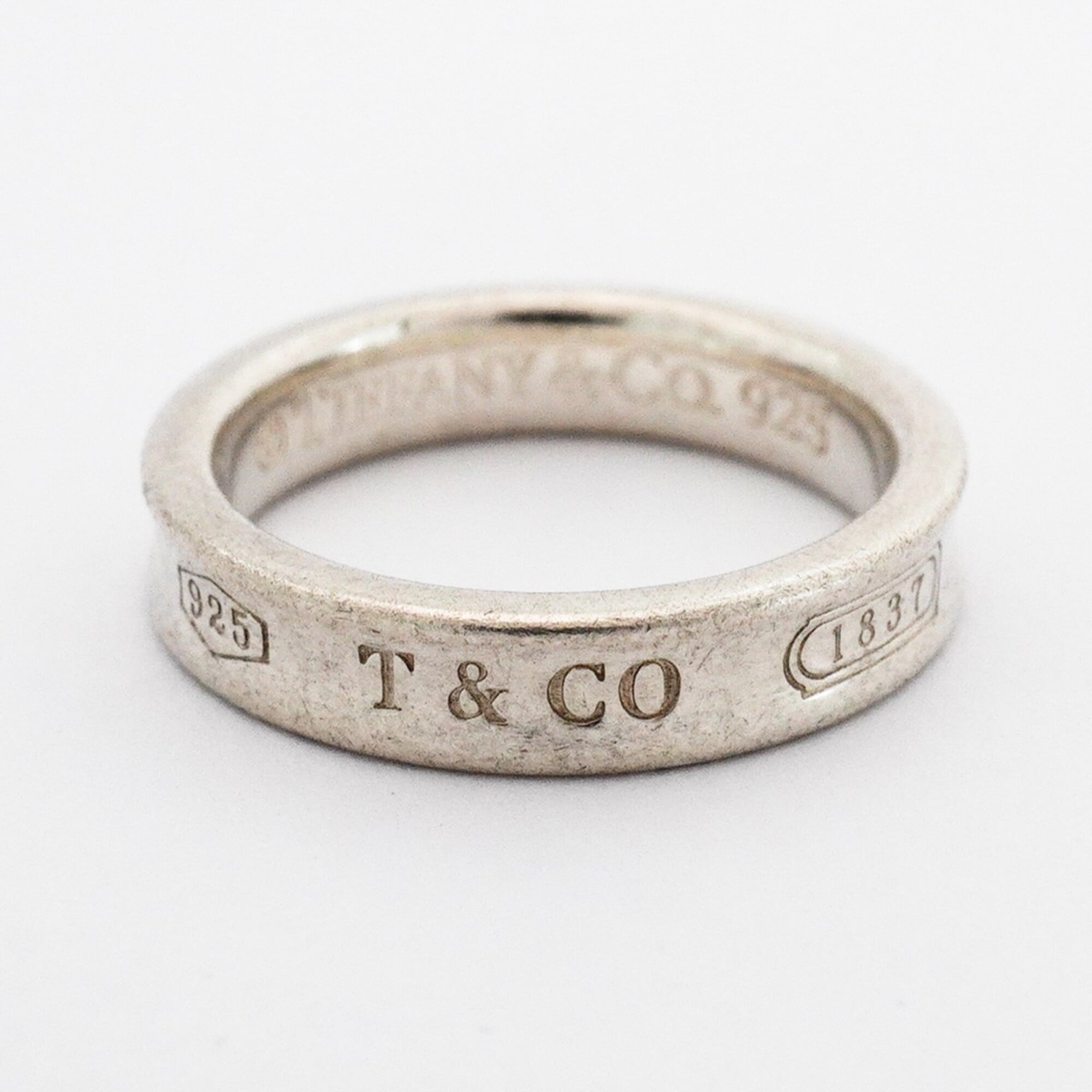 Tiffany Silver 925 Band Ring (Pre-Owned)