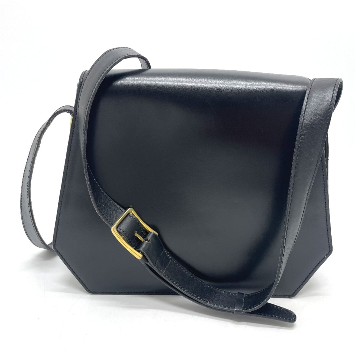 Celine Black Leather Shoulder Bag (Pre-Owned)