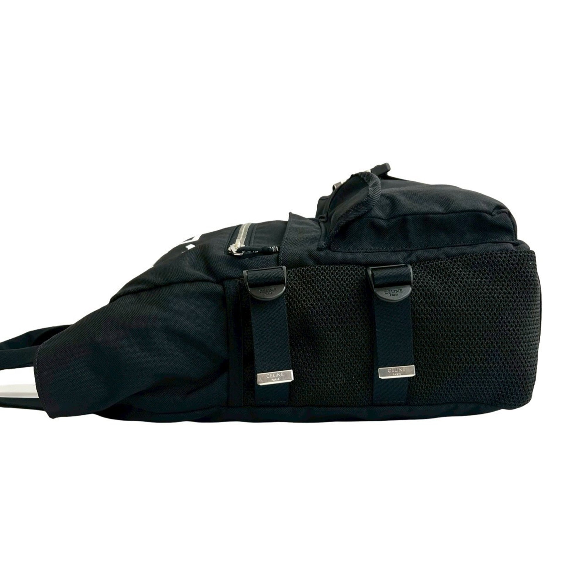 Celine Black Nylon Handbag Shoulder Bag Tote Bag (Pre-Owned)
