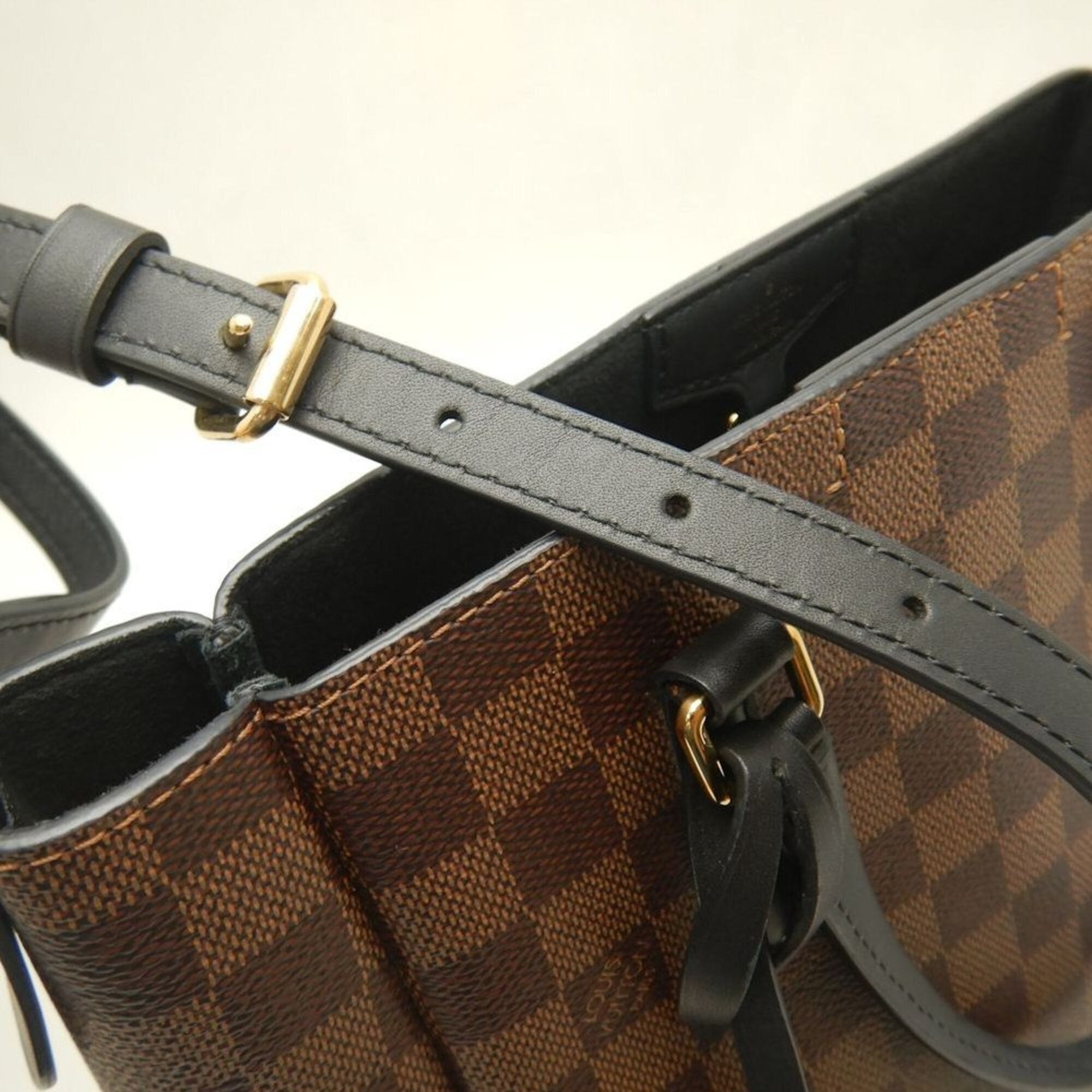 Louis Vuitton Damier Ebene Damier Canvas Tote Bag (Pre-Owned)